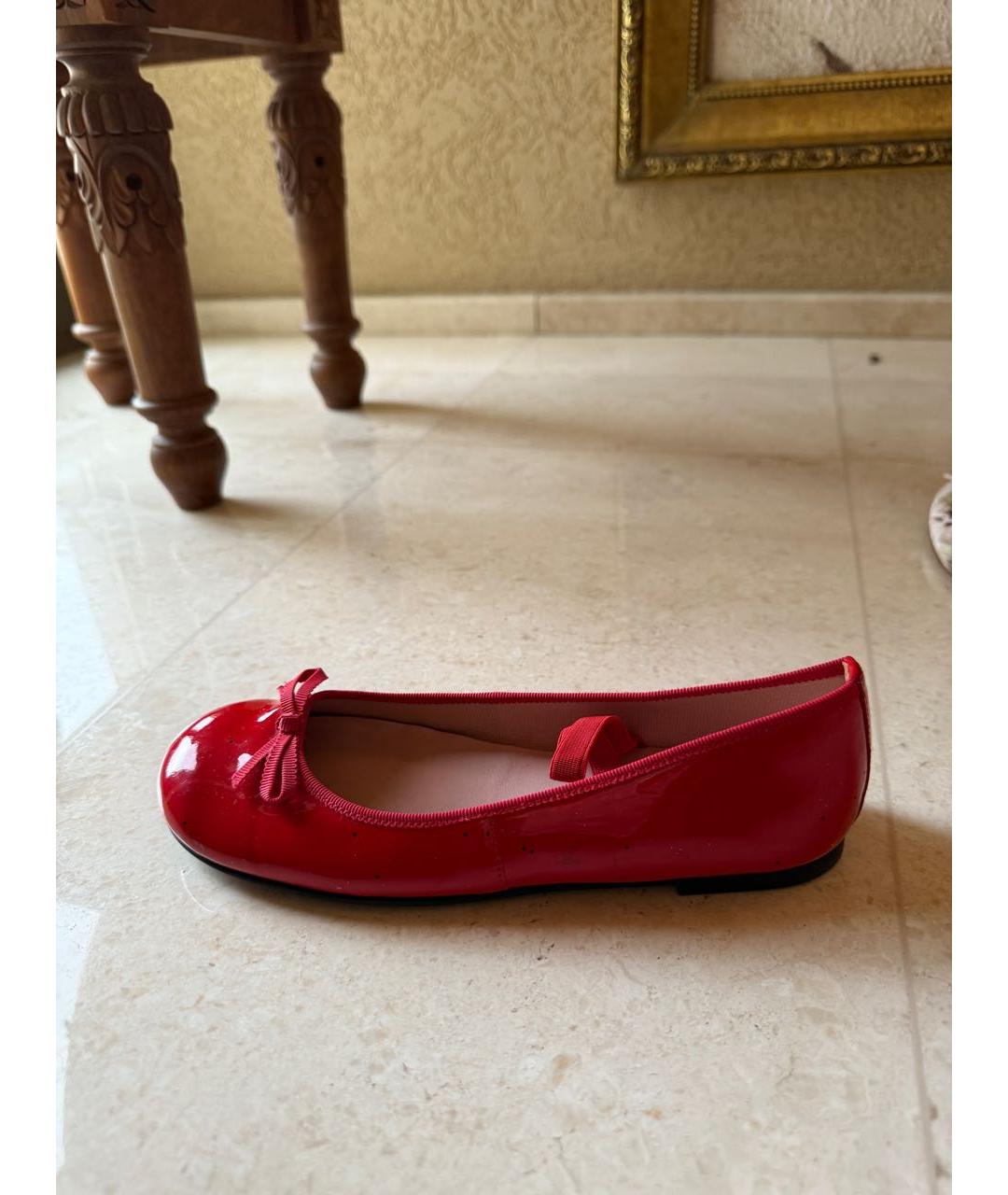 PRETTY BALLERINAS Красные балетки из лакированной кожи, фото 7