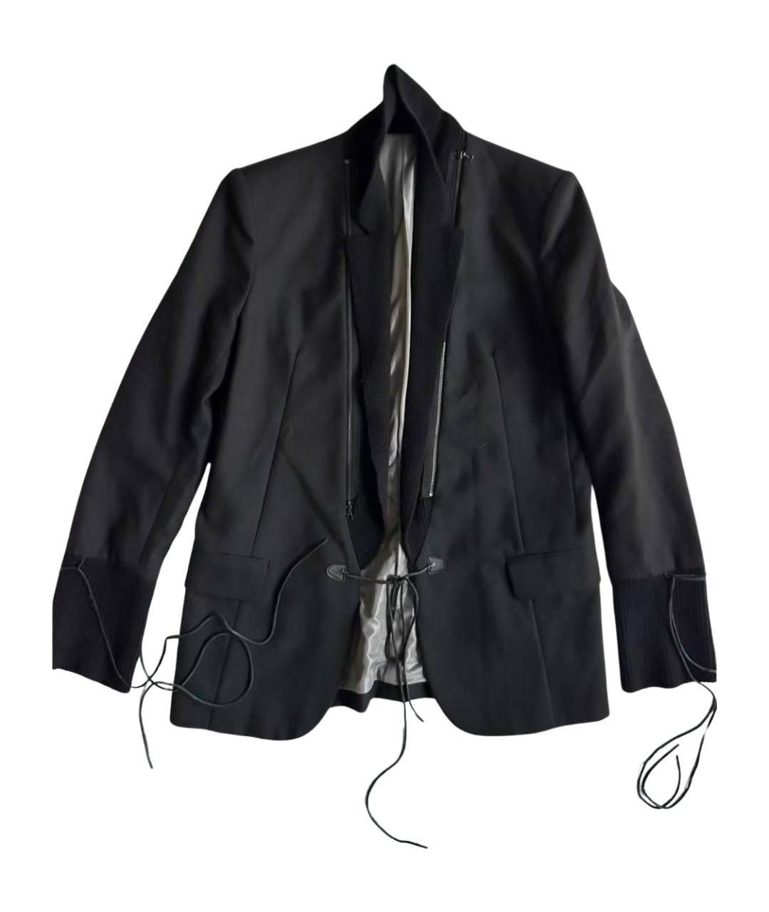 UNDERCOVER Черный хлопковый жакет/пиджак, фото 1