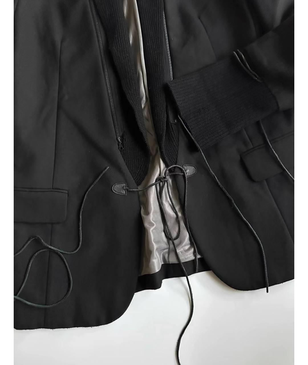 UNDERCOVER Черный хлопковый жакет/пиджак, фото 3