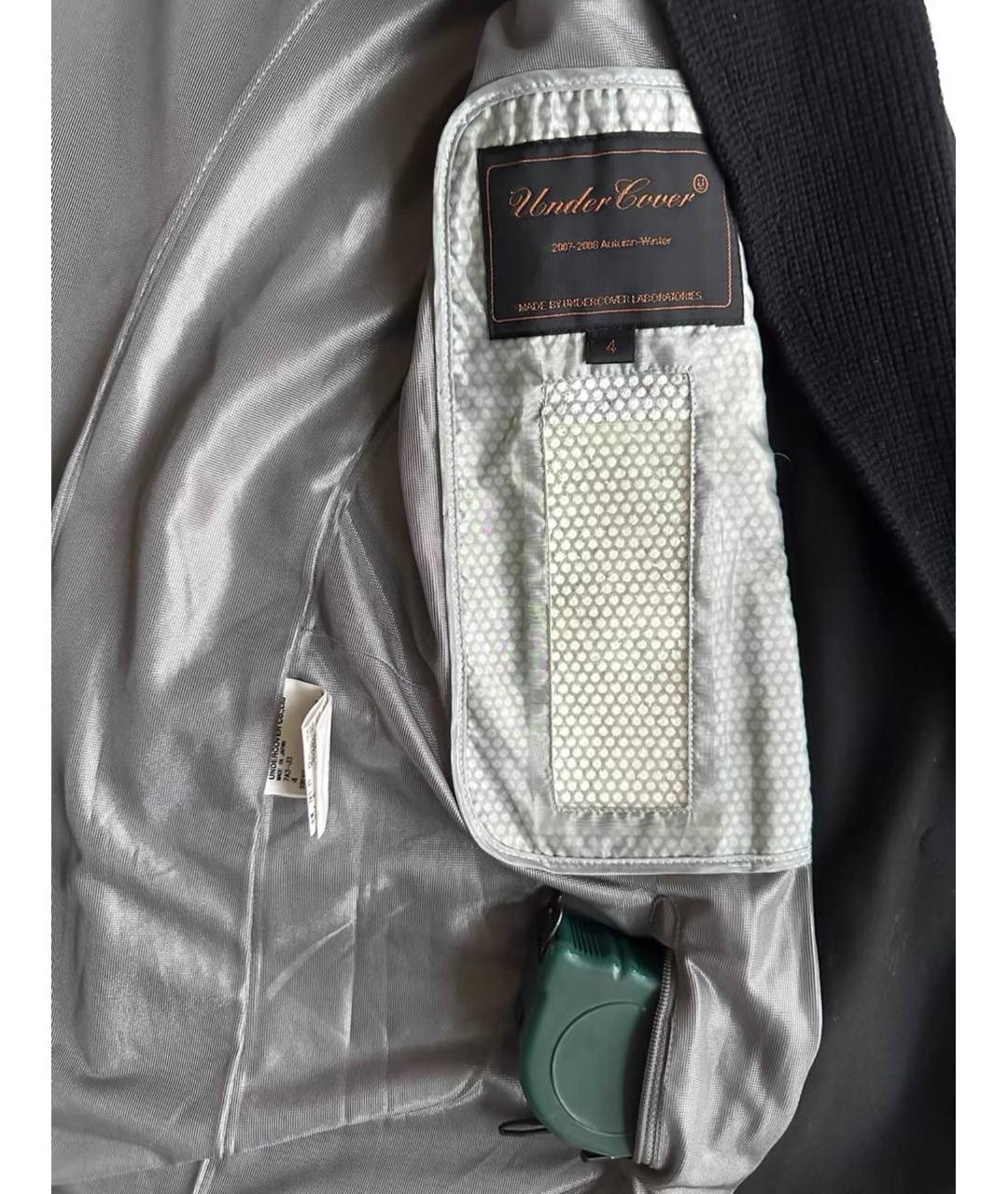 UNDERCOVER Черный хлопковый жакет/пиджак, фото 4