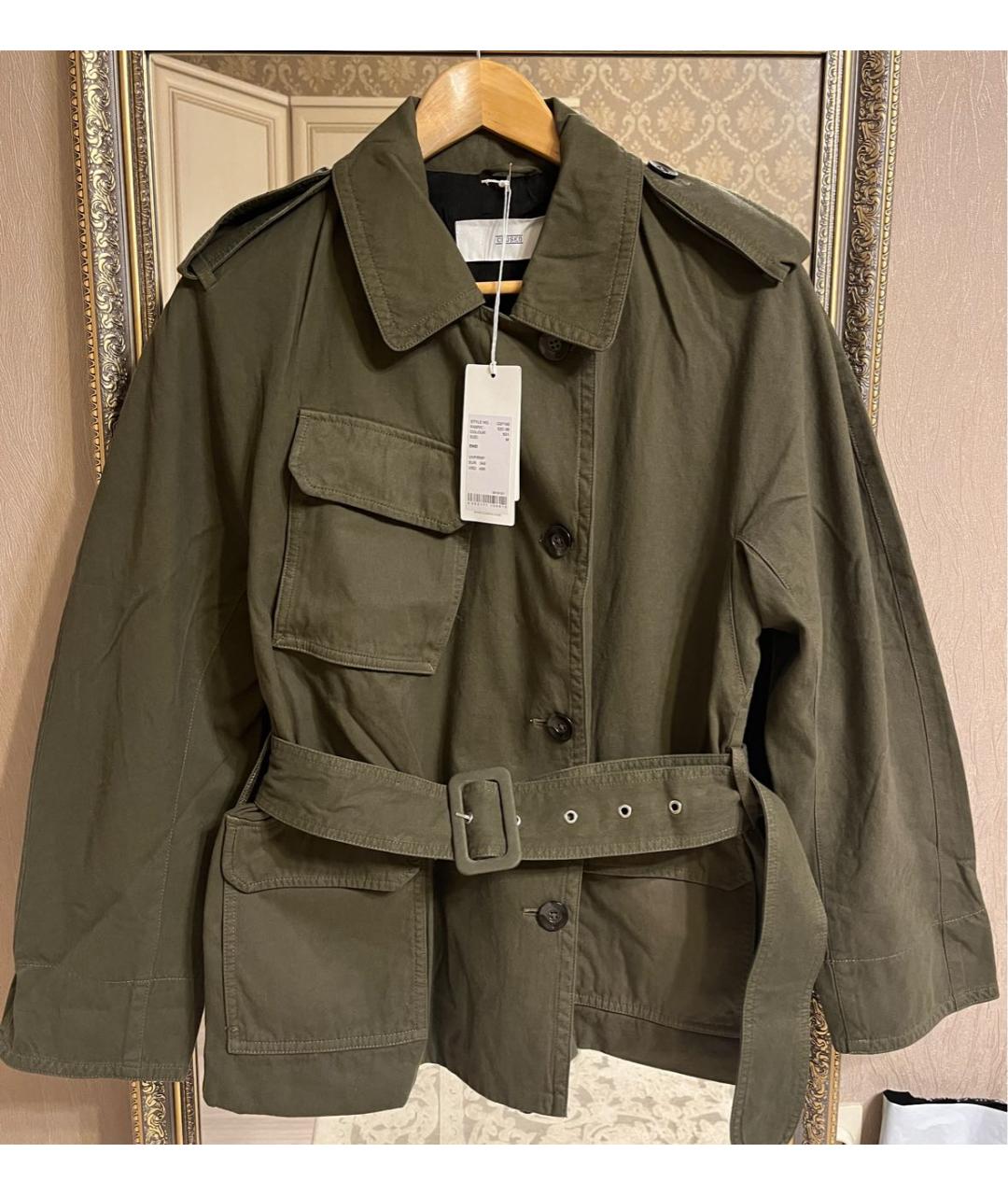 CLOSED Хаки хлопковая куртка, фото 5