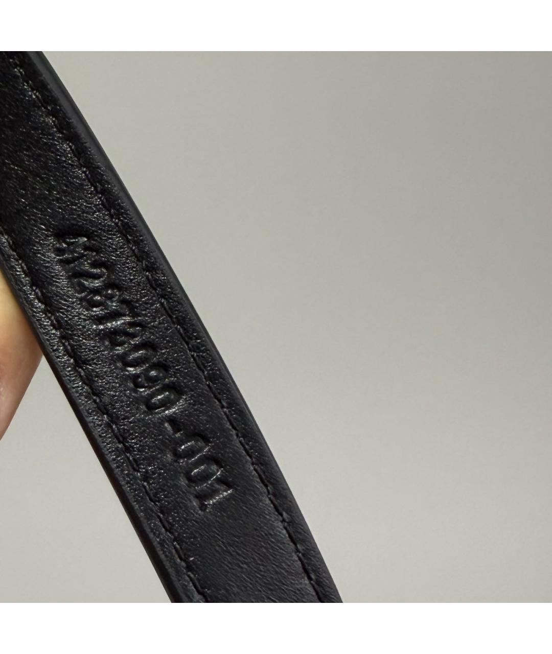 RALPH LAUREN Черный кожаный ремень, фото 5