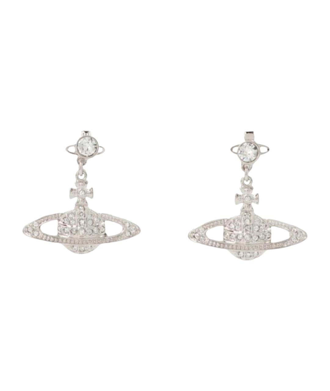 VIVIENNE WESTWOOD Серебряные металлические серьги, фото 1