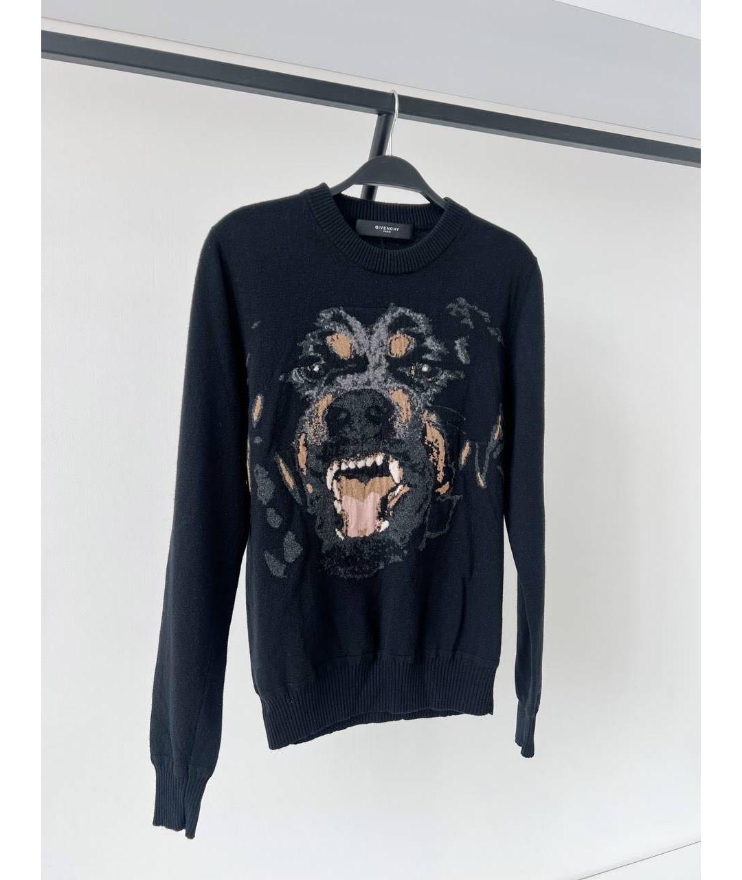 GIVENCHY Черный шерстяной джемпер / свитер, фото 2