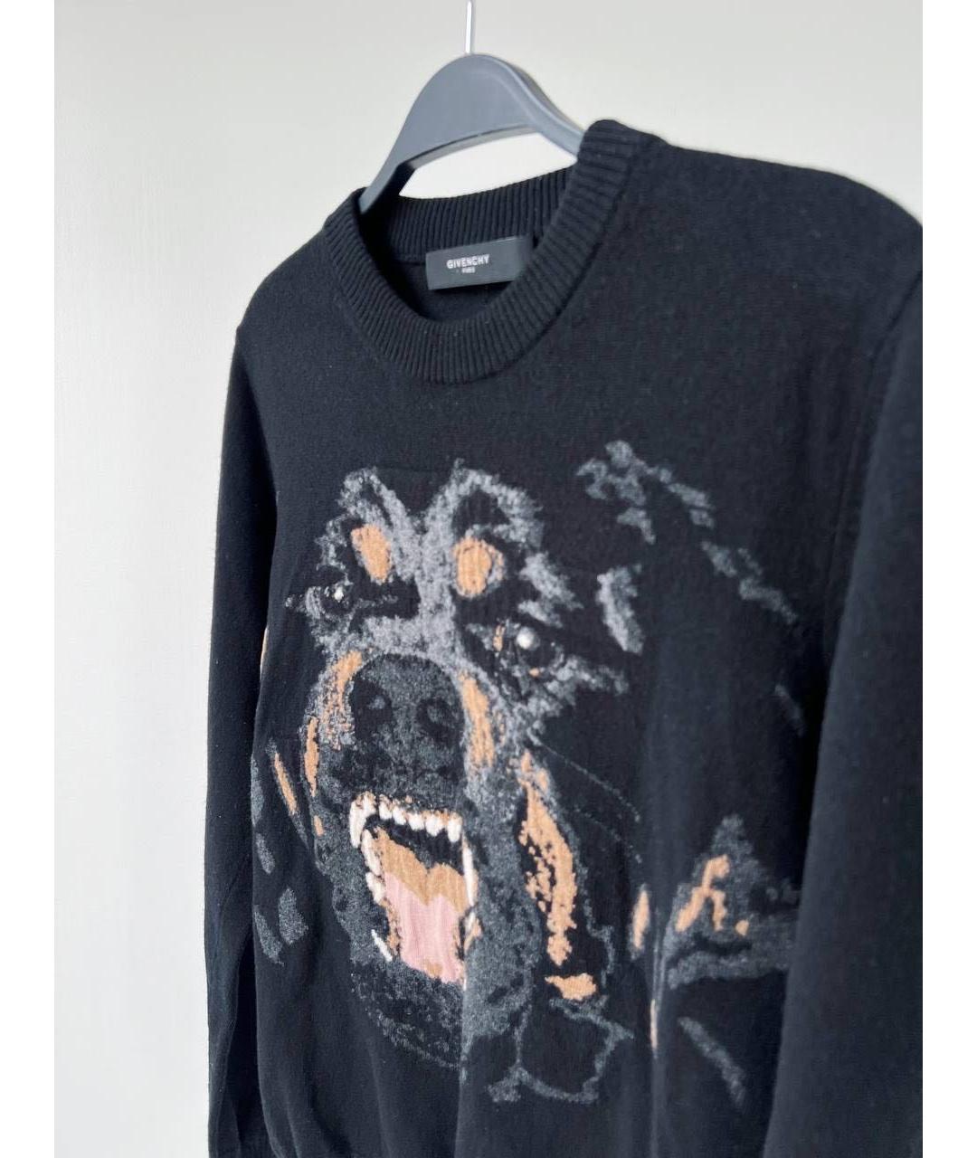 GIVENCHY Черный шерстяной джемпер / свитер, фото 3