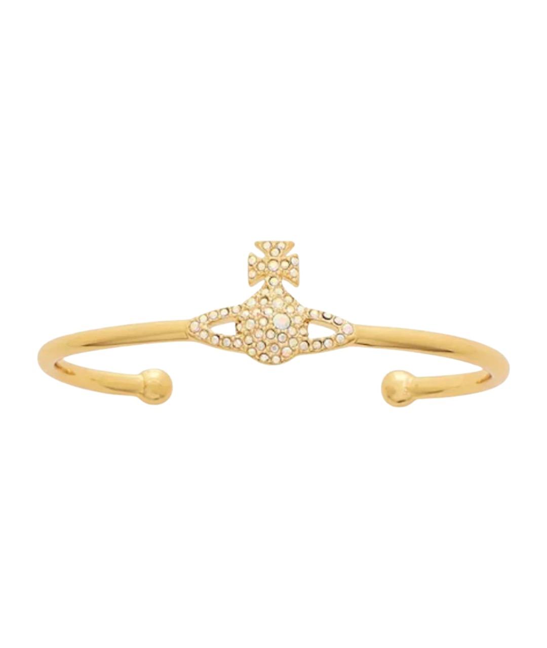 VIVIENNE WESTWOOD Золотой латунный браслет, фото 1