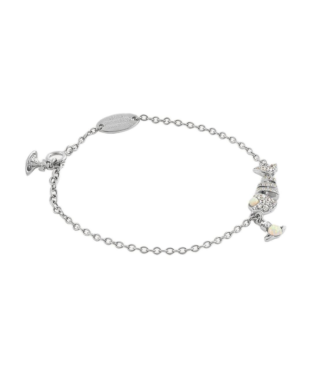 VIVIENNE WESTWOOD Серебрянный латунный браслет, фото 2