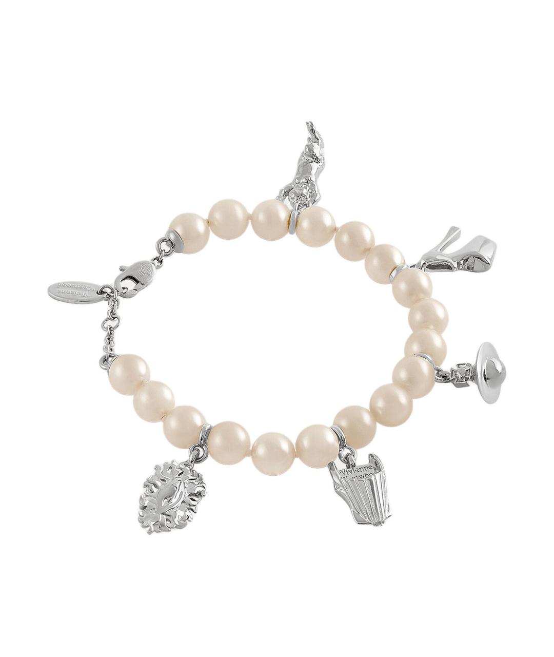 VIVIENNE WESTWOOD Серебрянный латунный браслет, фото 2