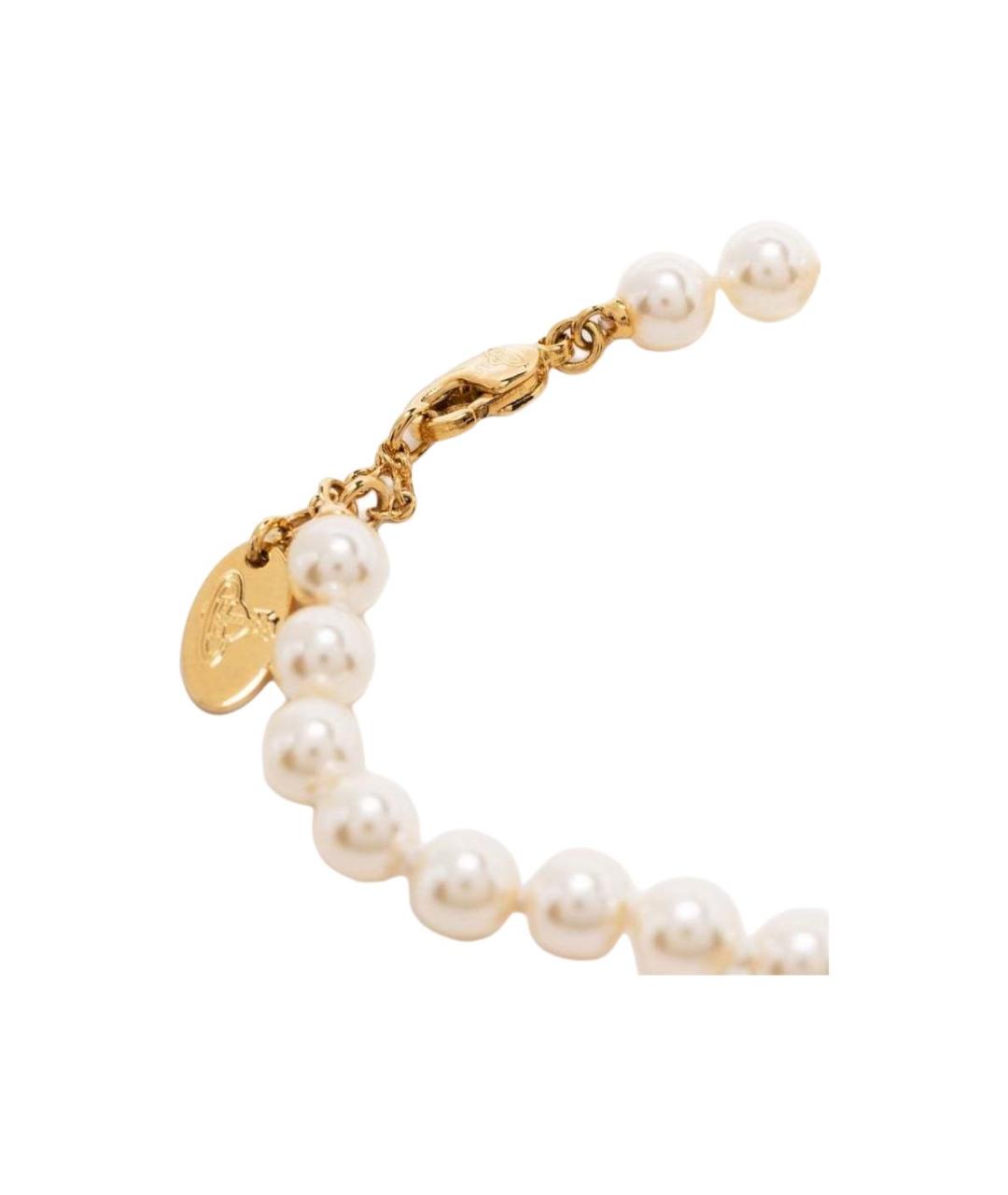 VIVIENNE WESTWOOD Золотой латунный браслет, фото 5