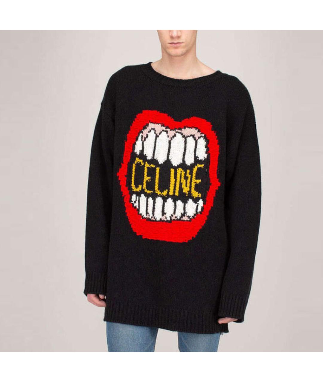 CELINE Мульти шерстяной джемпер / свитер, фото 5