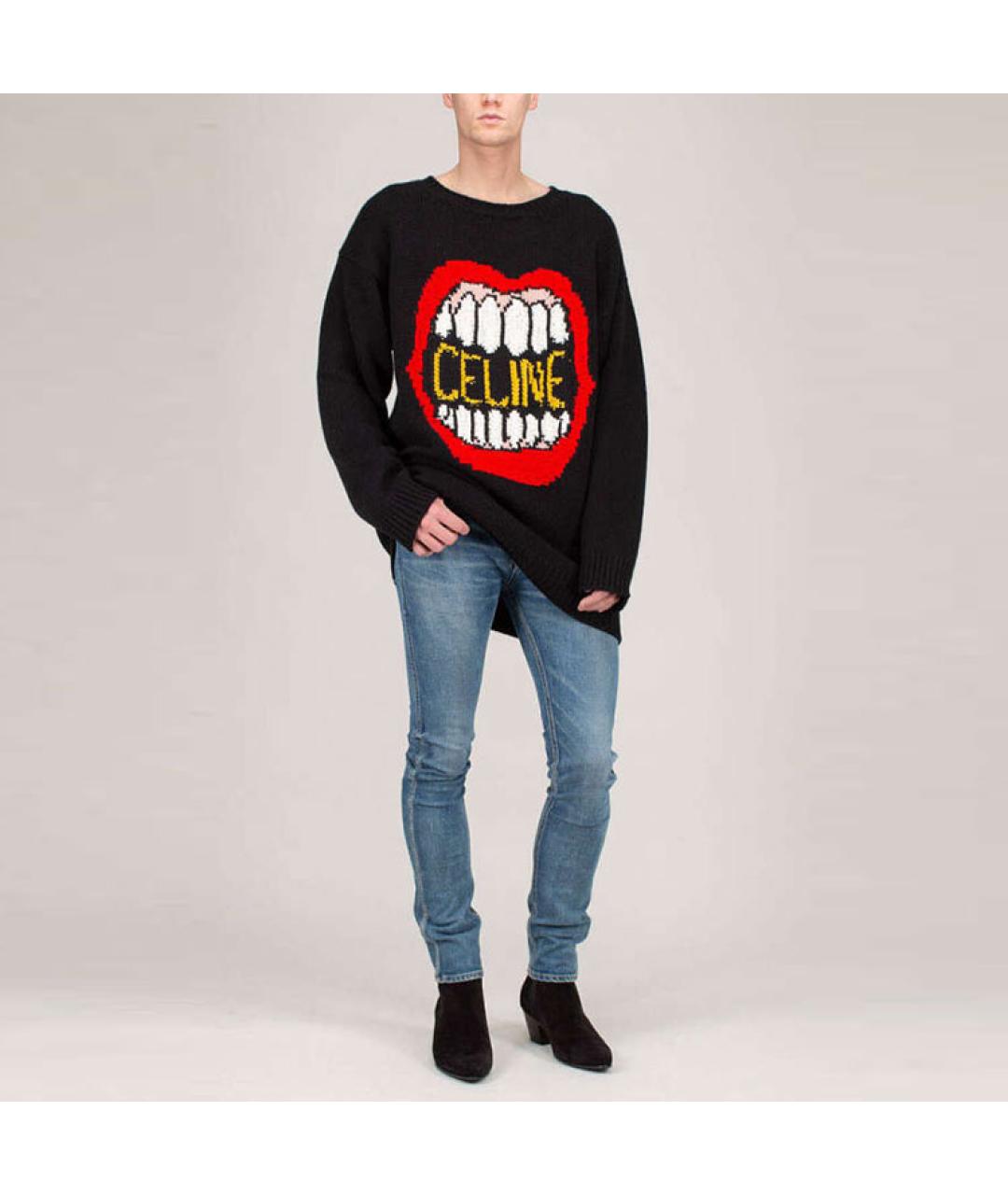 CELINE Мульти шерстяной джемпер / свитер, фото 3