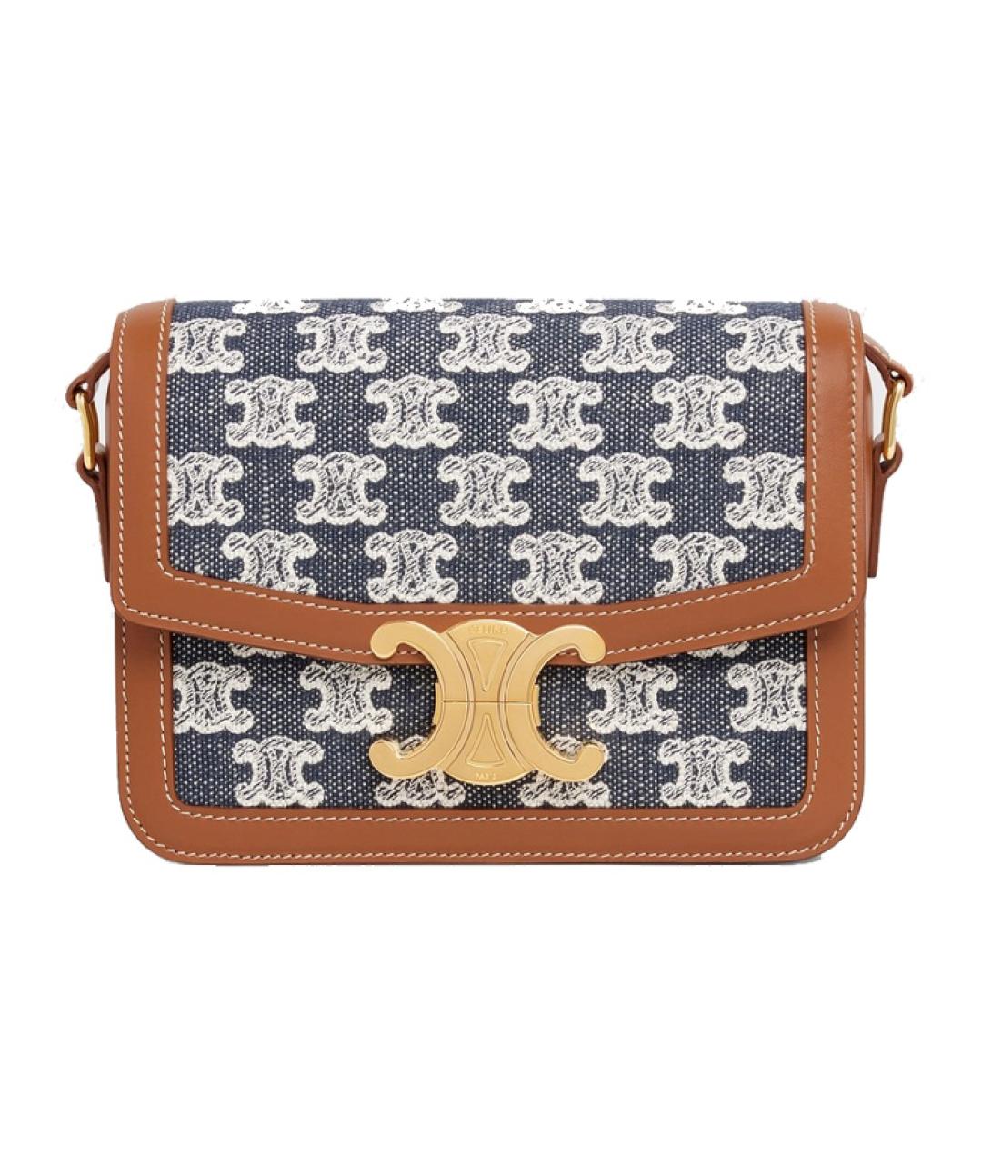 CELINE Коричневая сумка через плечо, фото 1