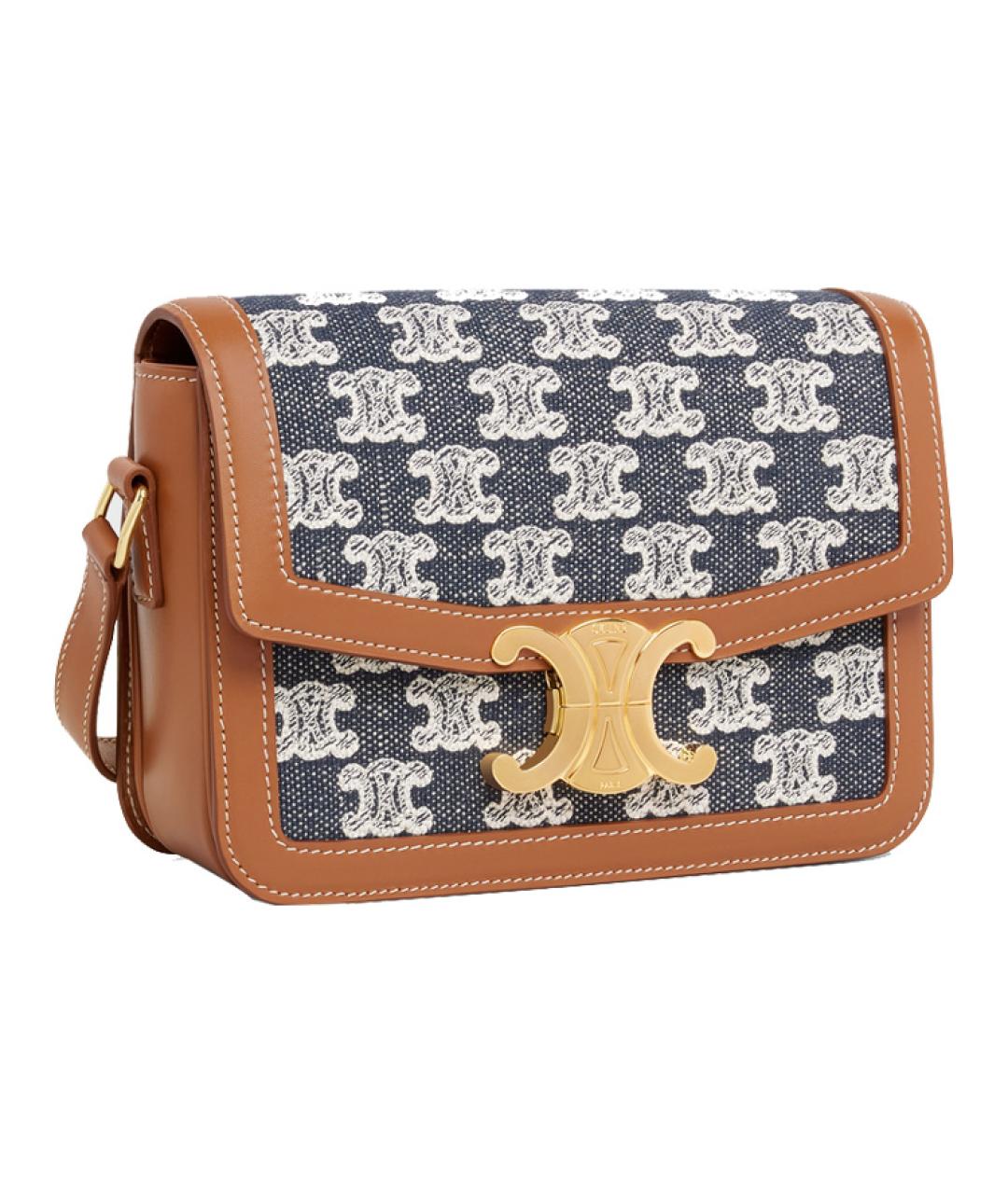 CELINE Коричневая сумка через плечо, фото 2