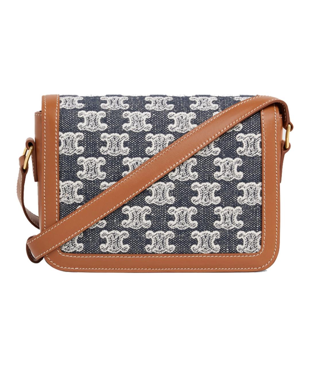 CELINE Коричневая сумка через плечо, фото 5