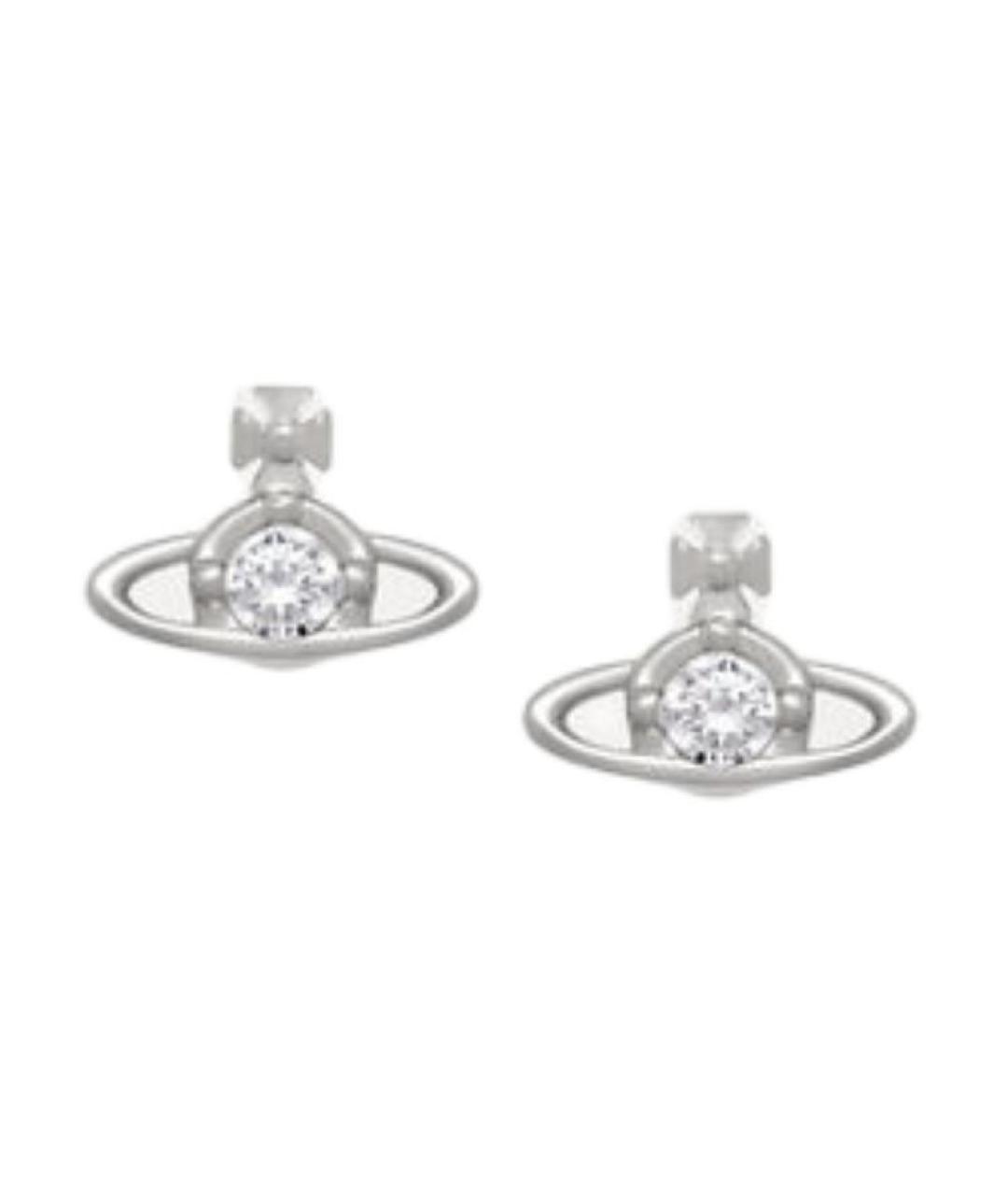 VIVIENNE WESTWOOD Серебряные металлические серьги, фото 1