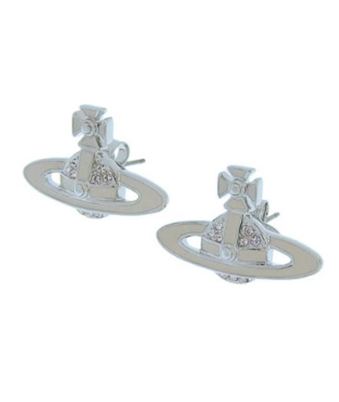 VIVIENNE WESTWOOD Серебряные латунные серьги, фото 2