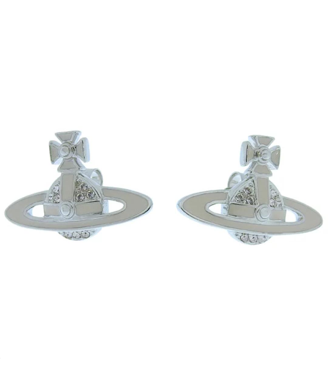 VIVIENNE WESTWOOD Серебряные латунные серьги, фото 1