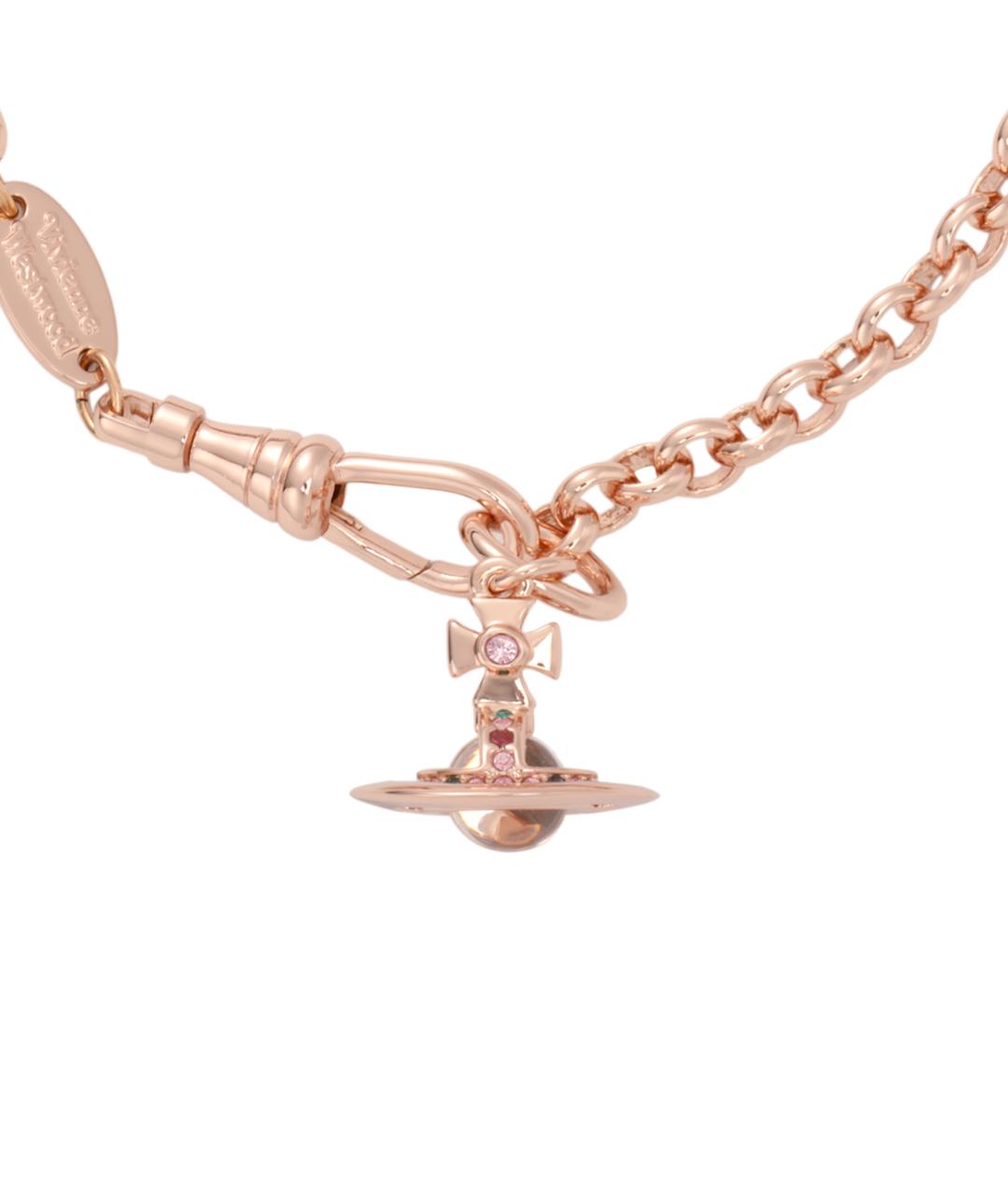 VIVIENNE WESTWOOD Розовый латунный браслет, фото 2