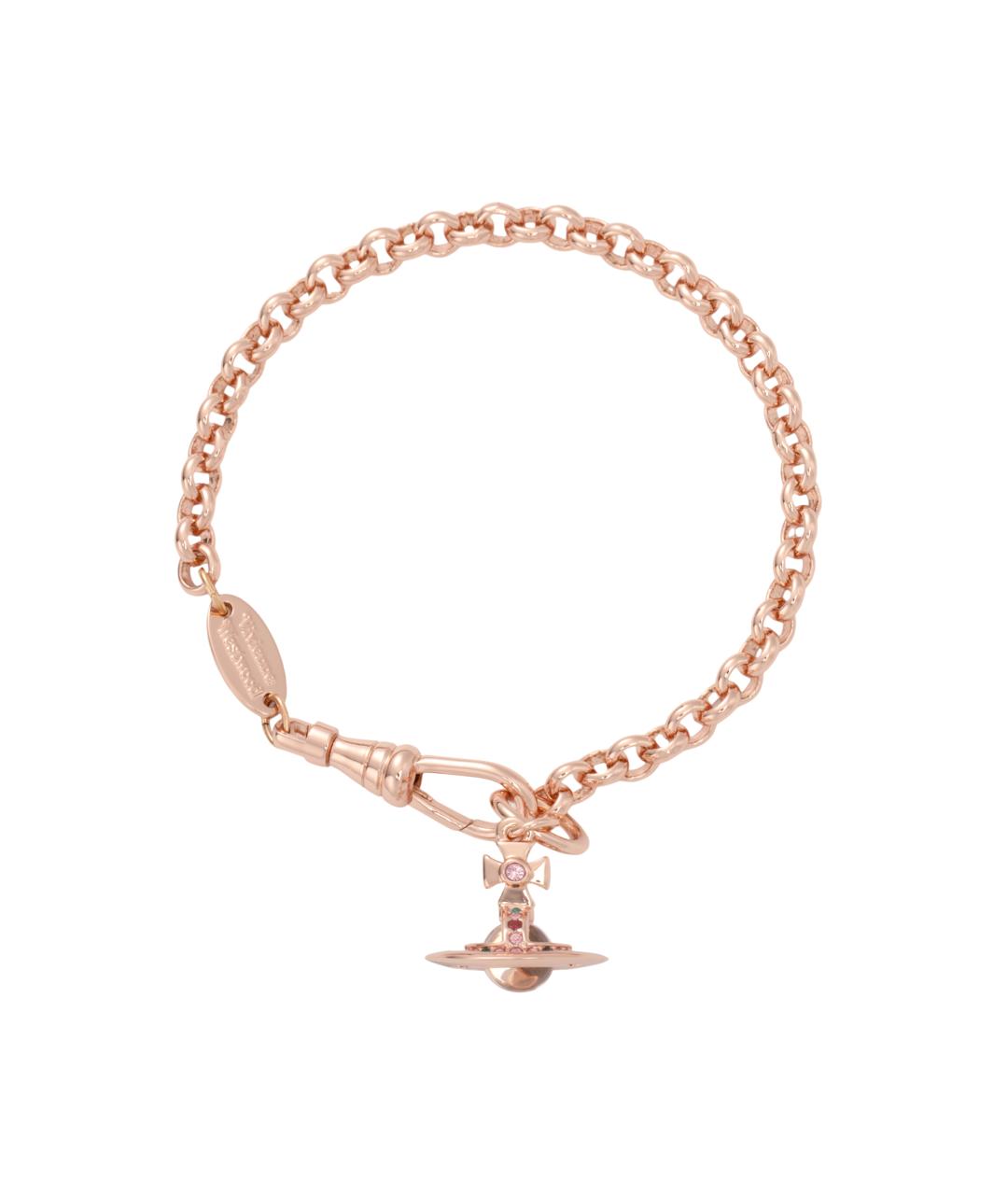 VIVIENNE WESTWOOD Розовый латунный браслет, фото 1