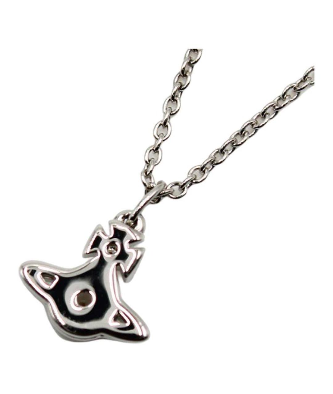 VIVIENNE WESTWOOD Серебряная латунная цепочка, фото 5