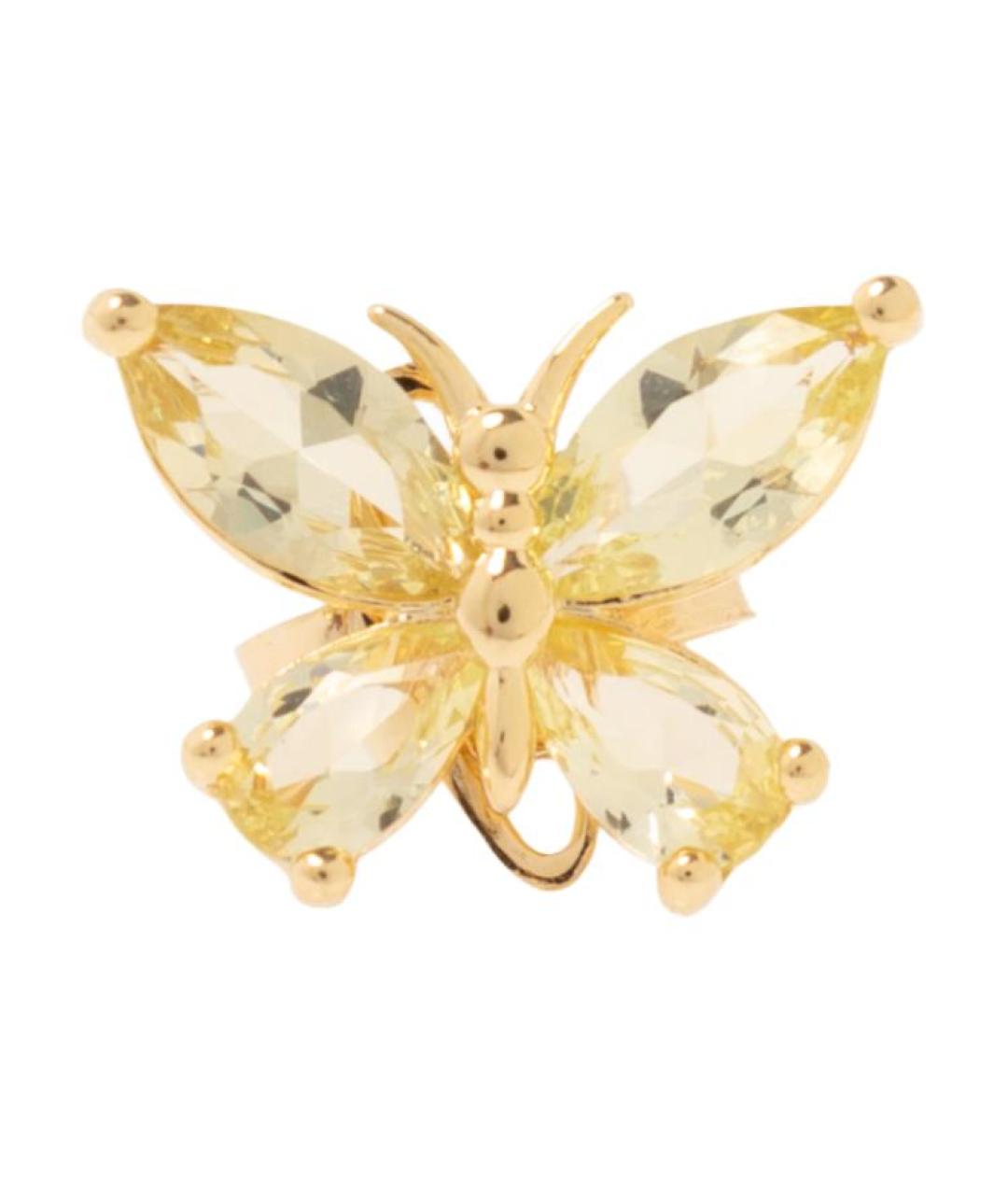 VIVIENNE WESTWOOD Золотые латунные серьги, фото 4