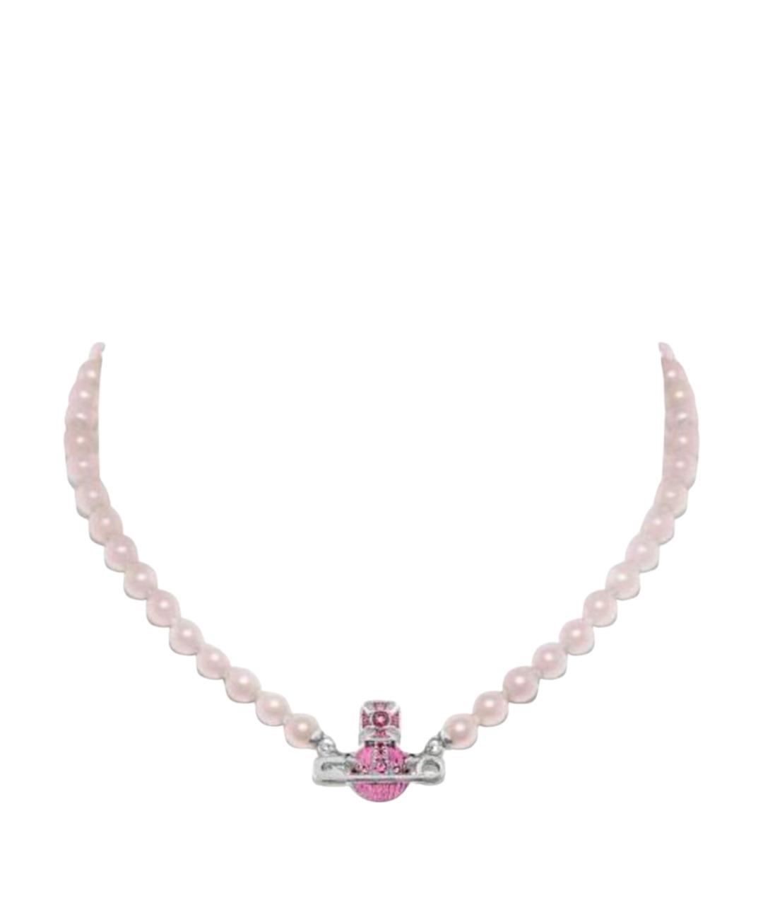 VIVIENNE WESTWOOD Розовая металлическая подвеска, фото 1