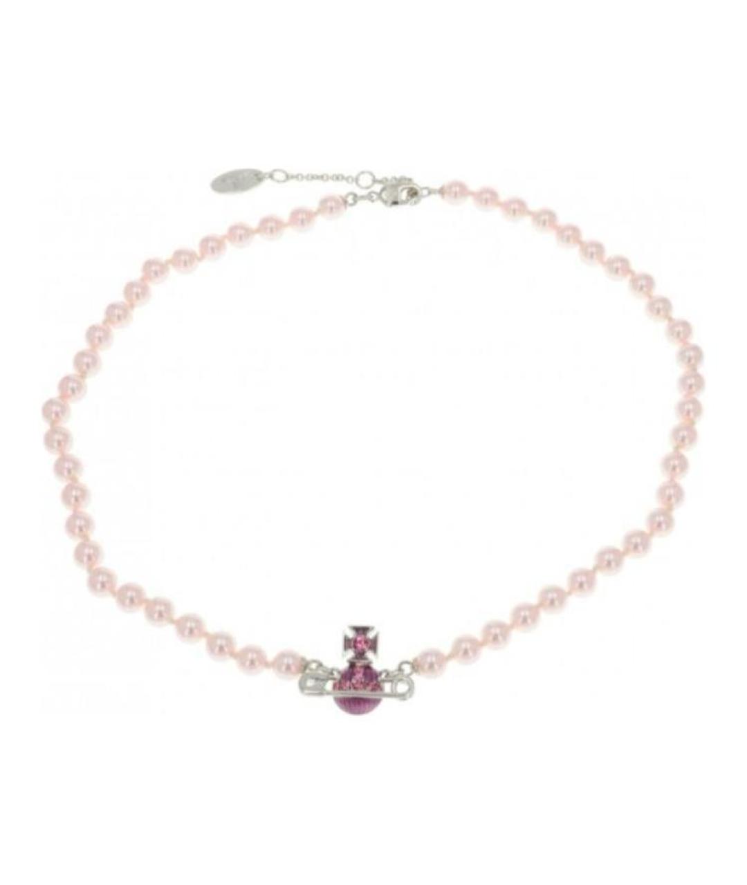 VIVIENNE WESTWOOD Розовая металлическая подвеска, фото 3