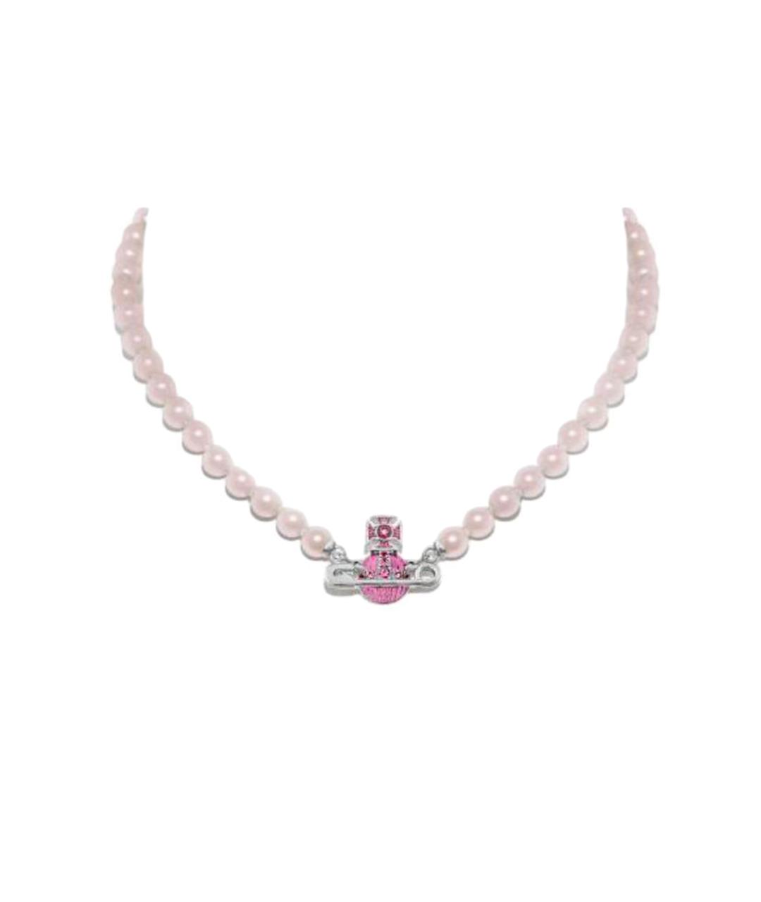 VIVIENNE WESTWOOD Розовая металлическая подвеска, фото 2