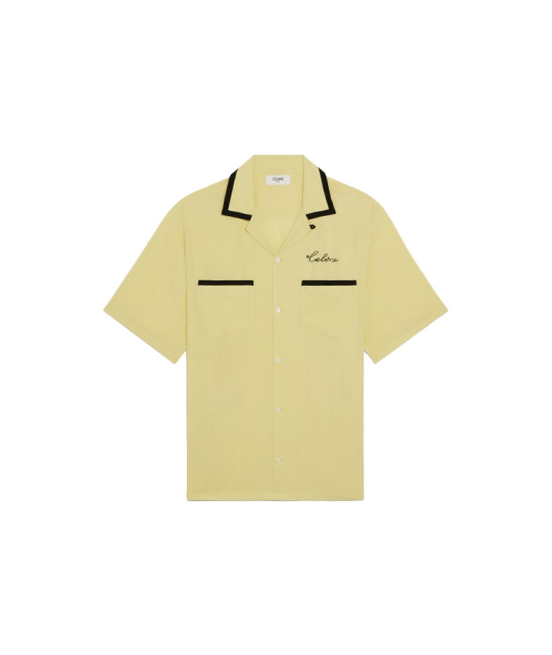 CELINE Желтая кэжуал рубашка, фото 1