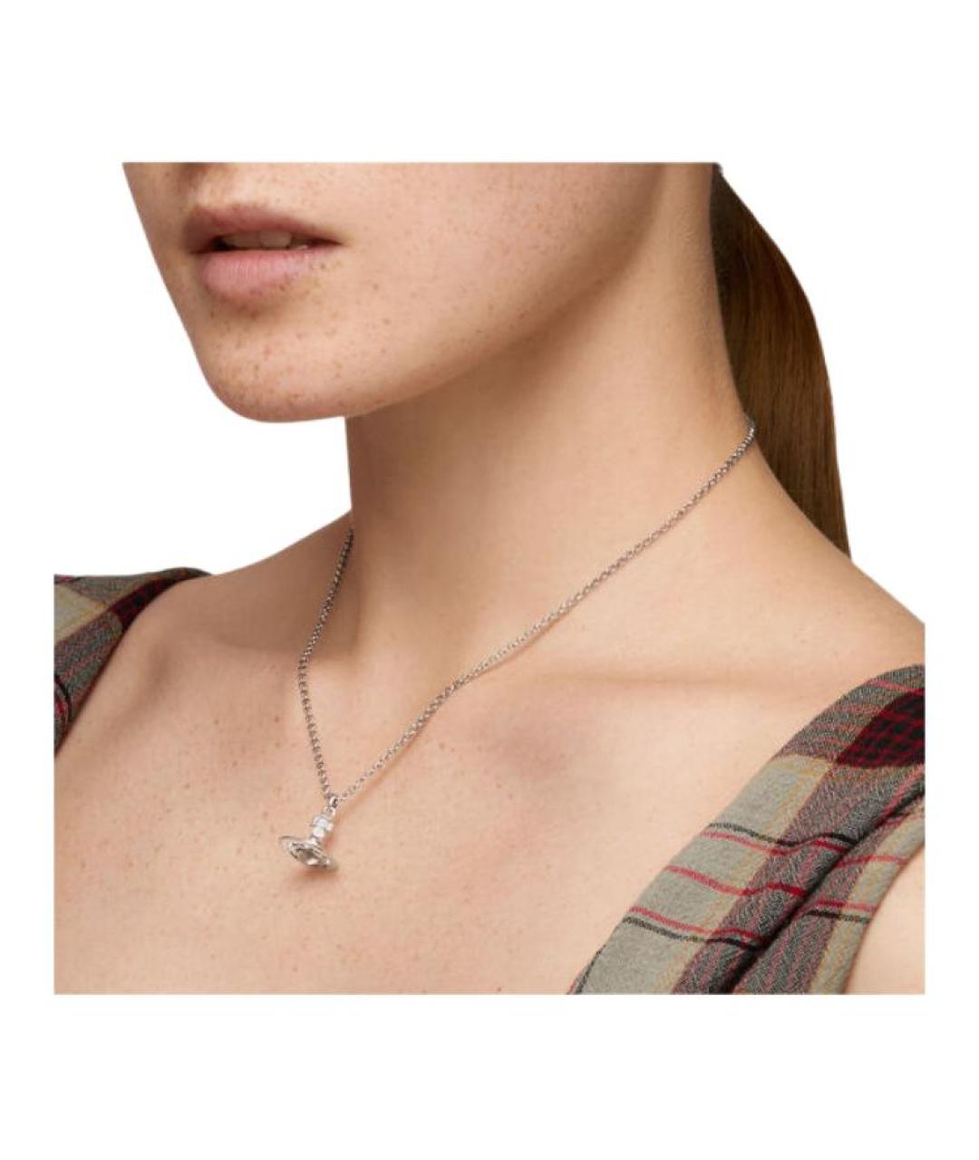 VIVIENNE WESTWOOD Серебряная цепочка/подвеска, фото 4