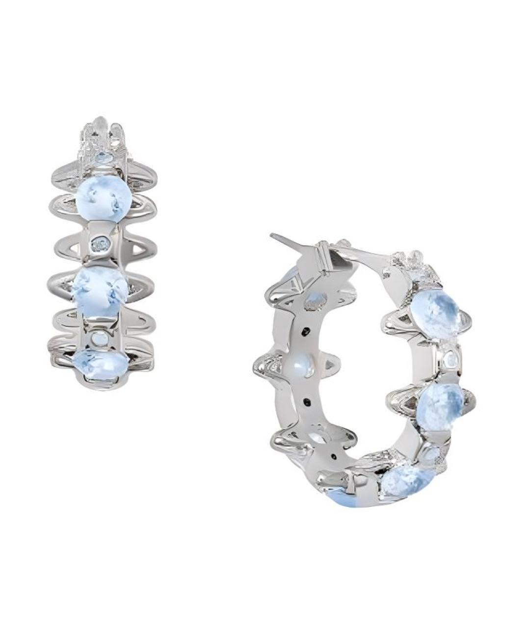 VIVIENNE WESTWOOD Серебряные латунные серьги, фото 1