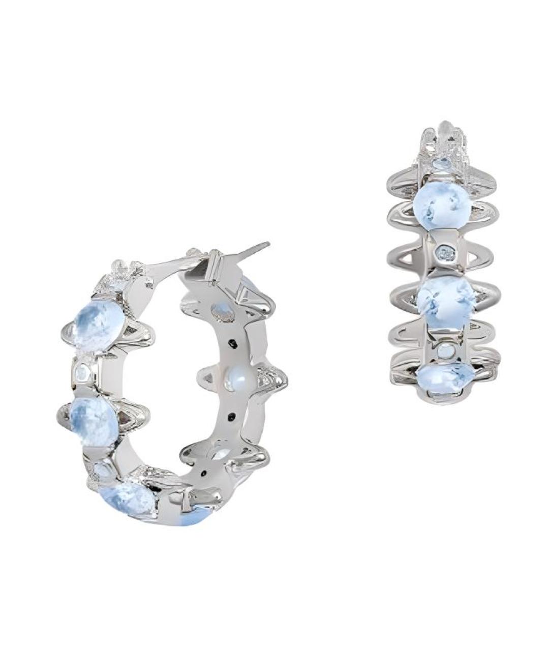 VIVIENNE WESTWOOD Серебряные латунные серьги, фото 2