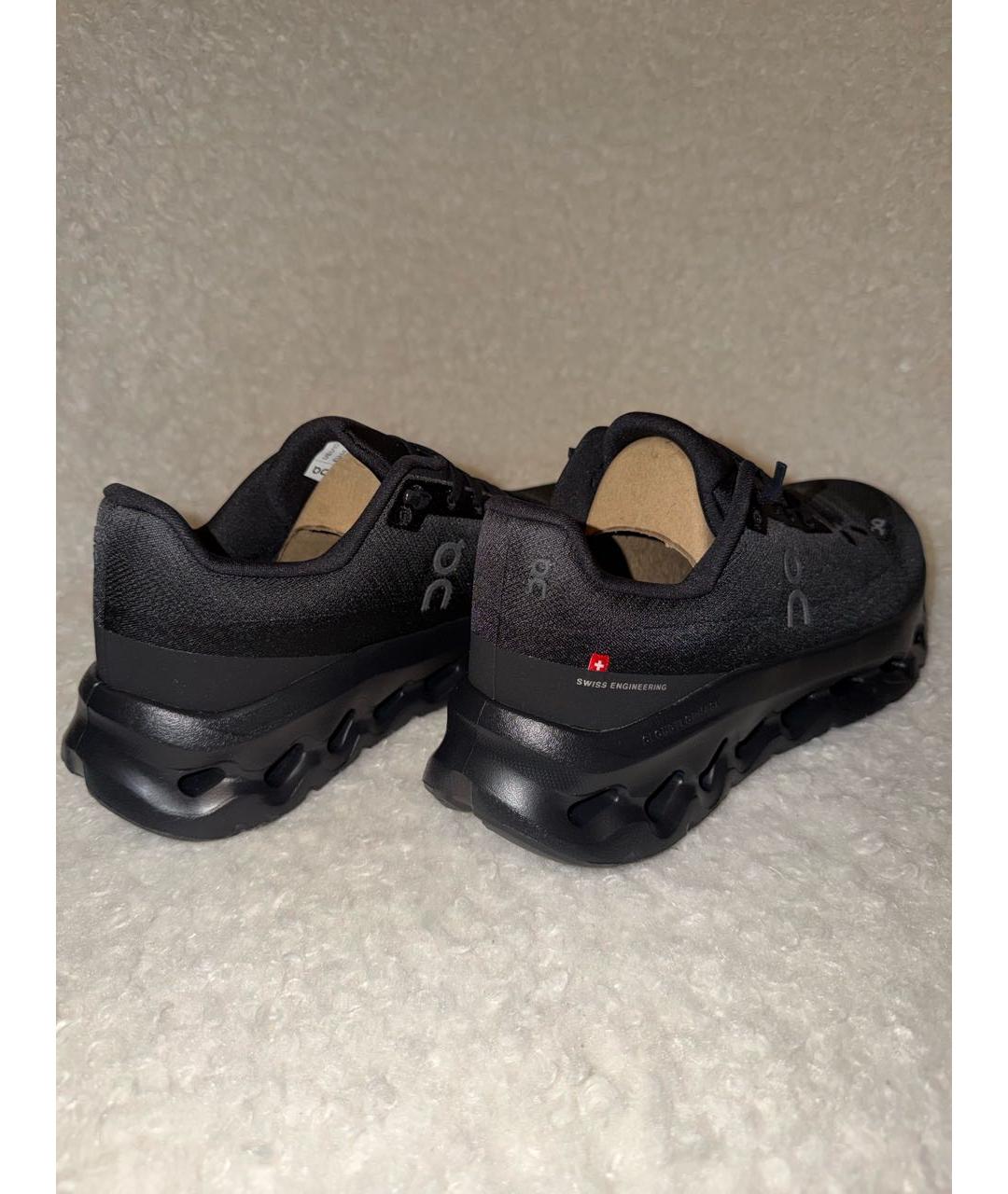 ON Черные текстильные низкие кроссовки / кеды, фото 3