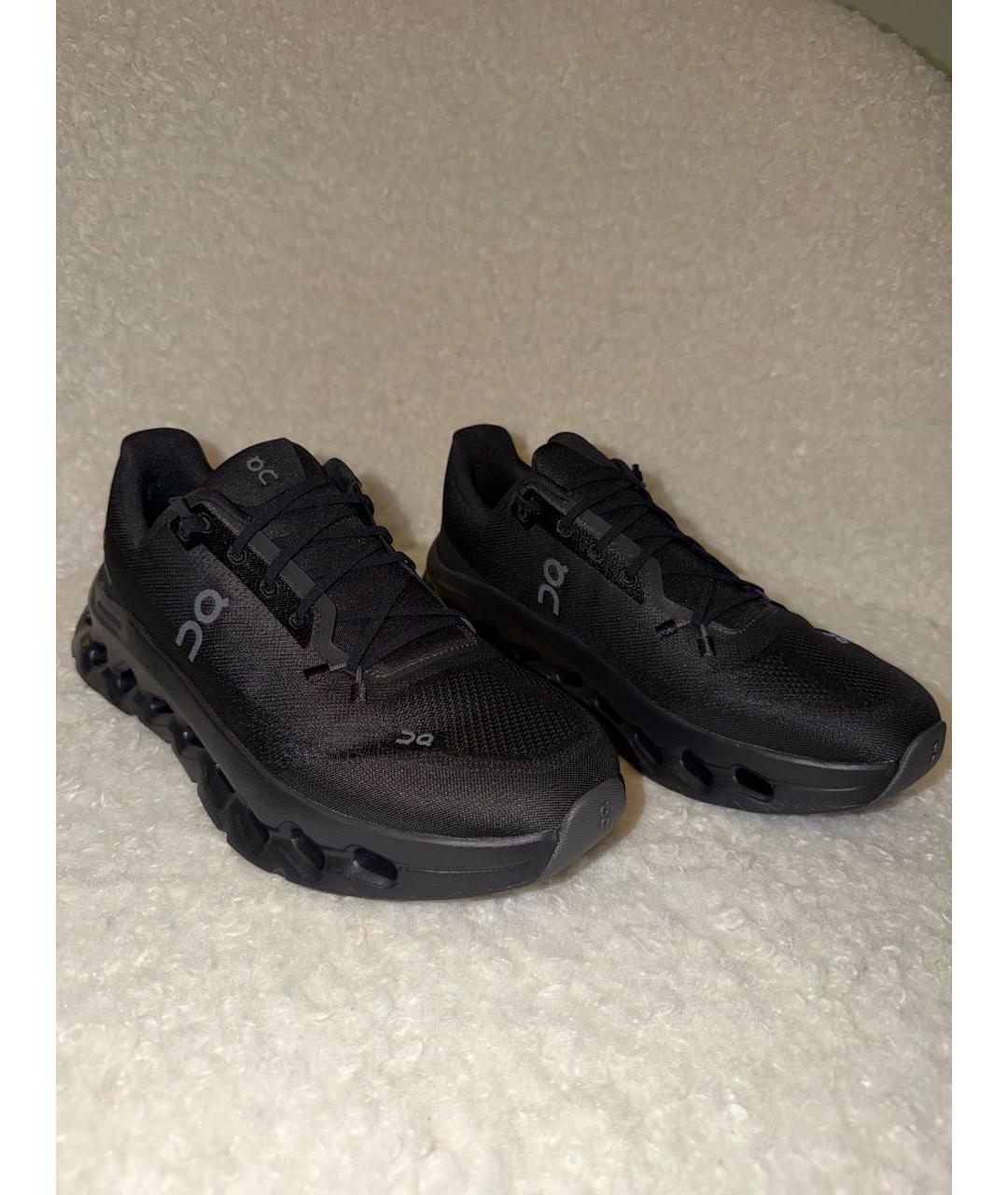 ON Черные текстильные низкие кроссовки / кеды, фото 4