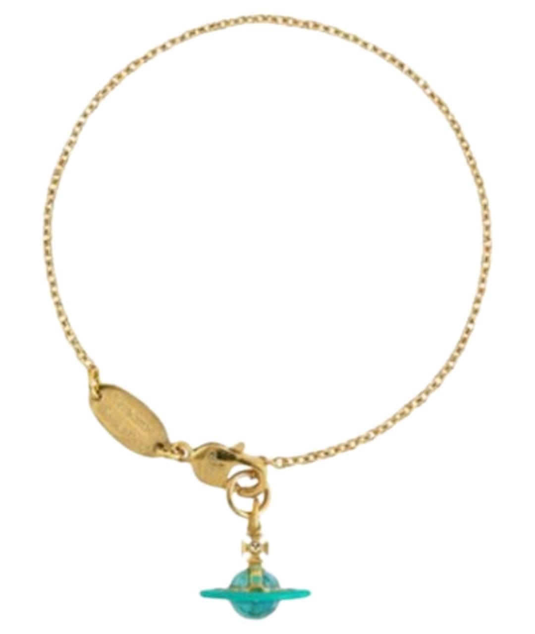 VIVIENNE WESTWOOD Золотой металлический браслет, фото 1