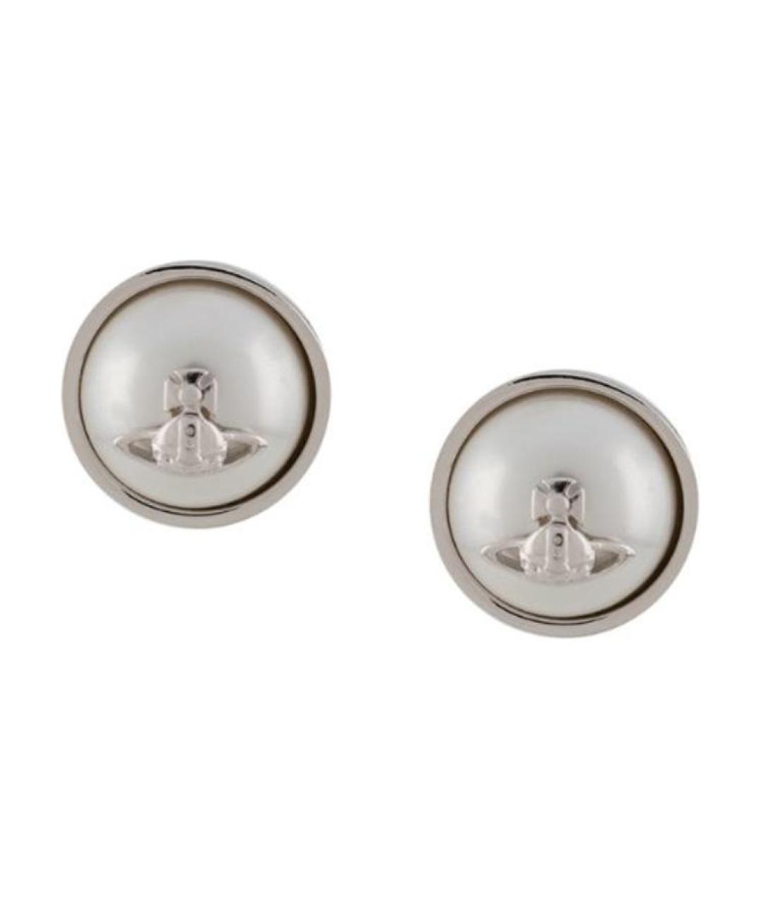 VIVIENNE WESTWOOD Серебряные латунные серьги, фото 1