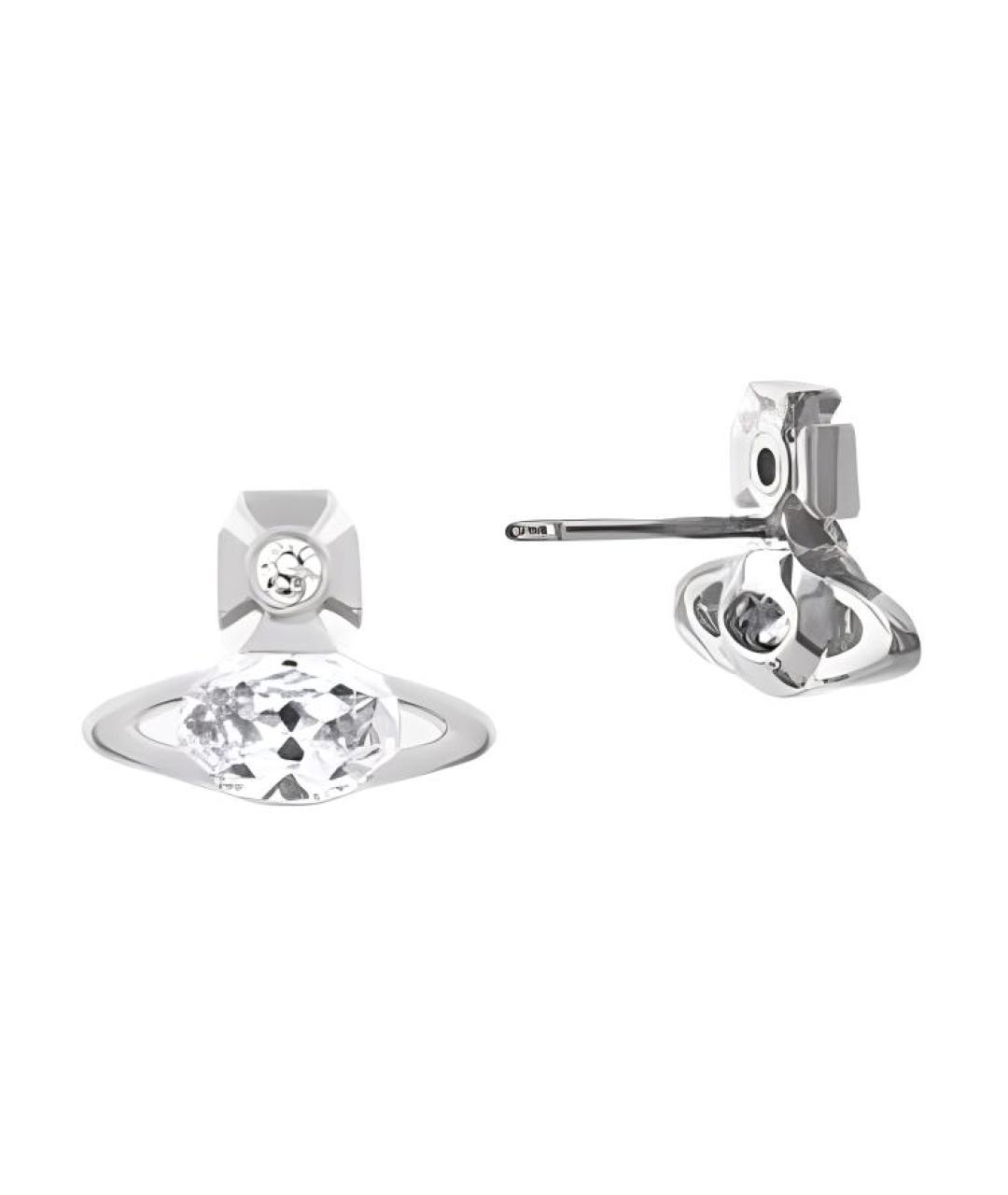 VIVIENNE WESTWOOD Серебряные металлические серьги, фото 2