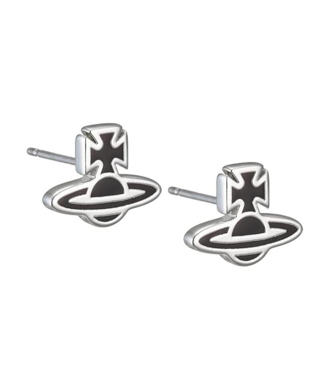 VIVIENNE WESTWOOD Серебряные латунные серьги, фото 1