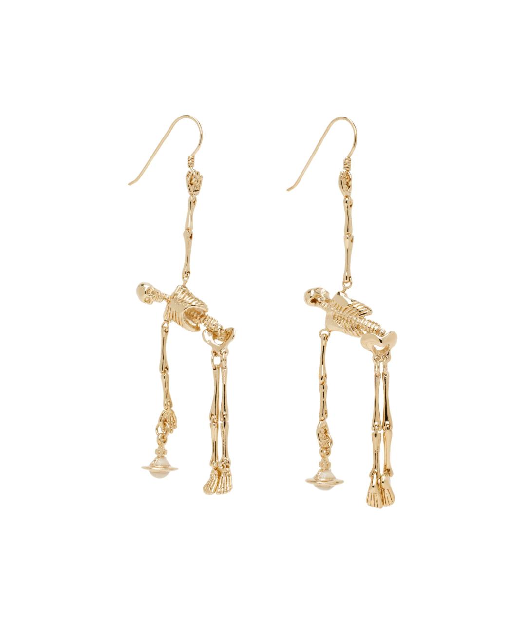 VIVIENNE WESTWOOD Золотые серьги, фото 2