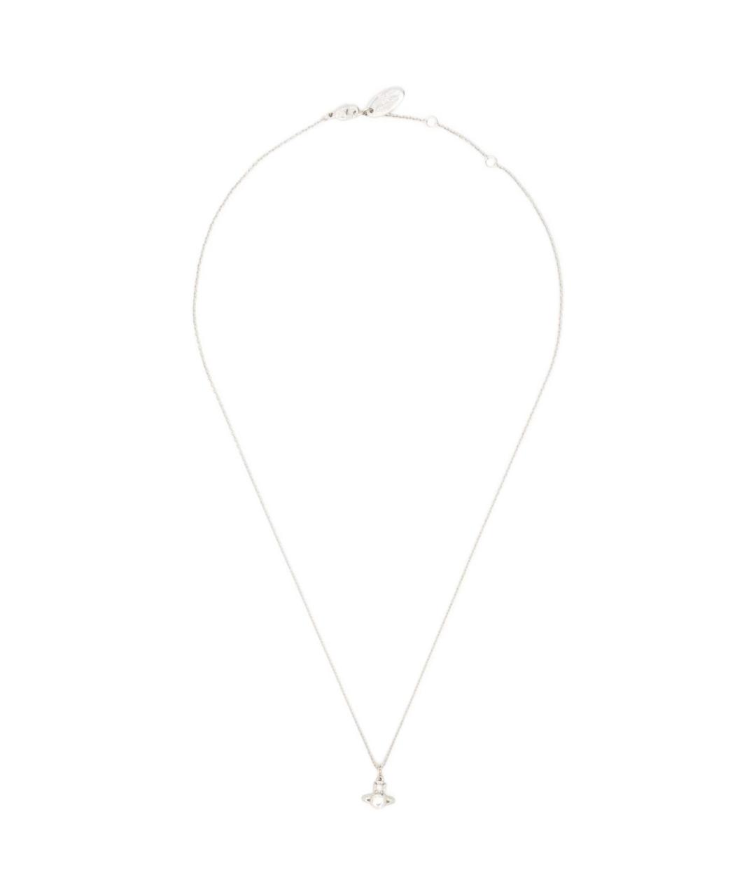 VIVIENNE WESTWOOD Серебряная латунная цепочка, фото 2