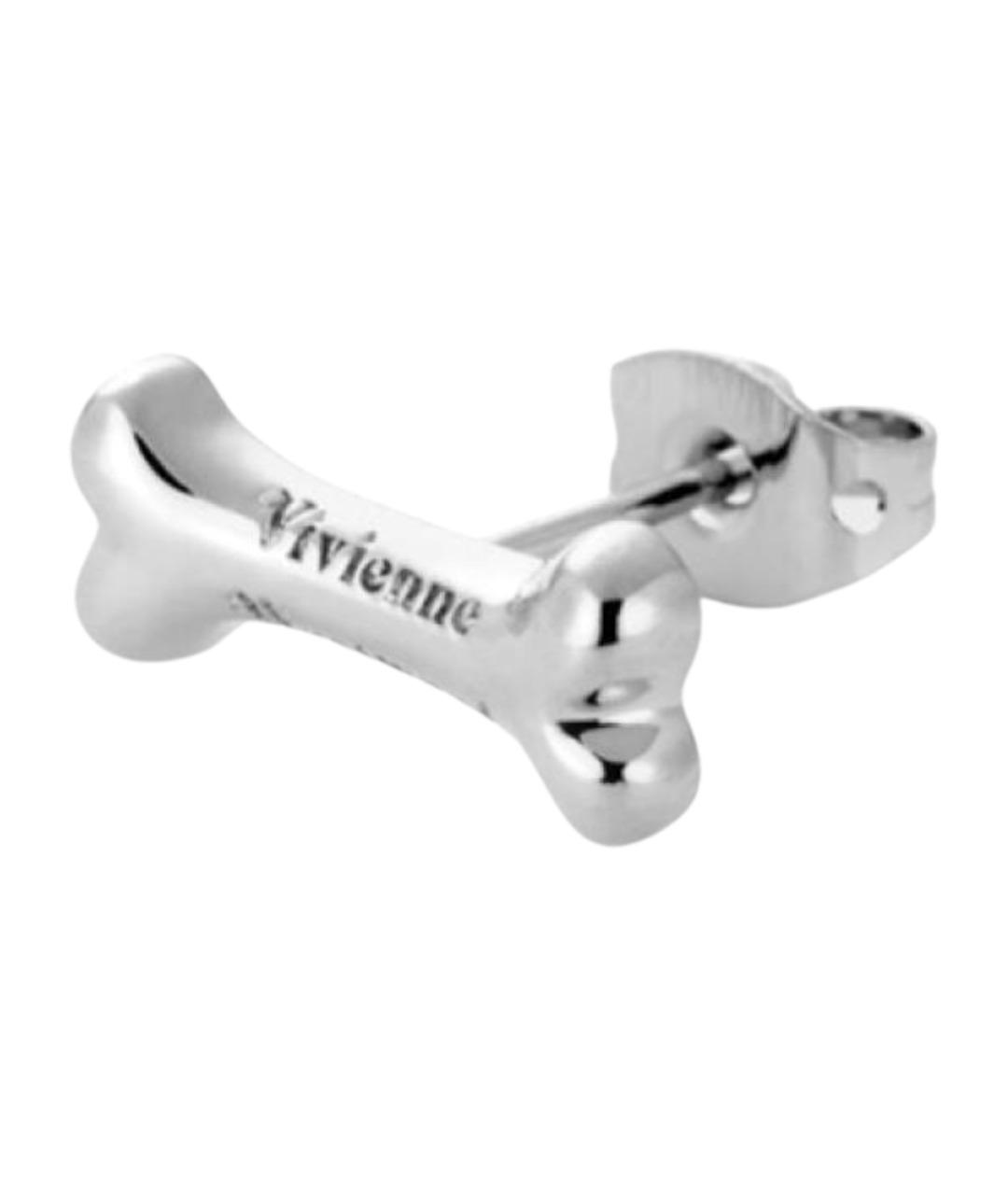 VIVIENNE WESTWOOD Серебряные металлические серьги, фото 1