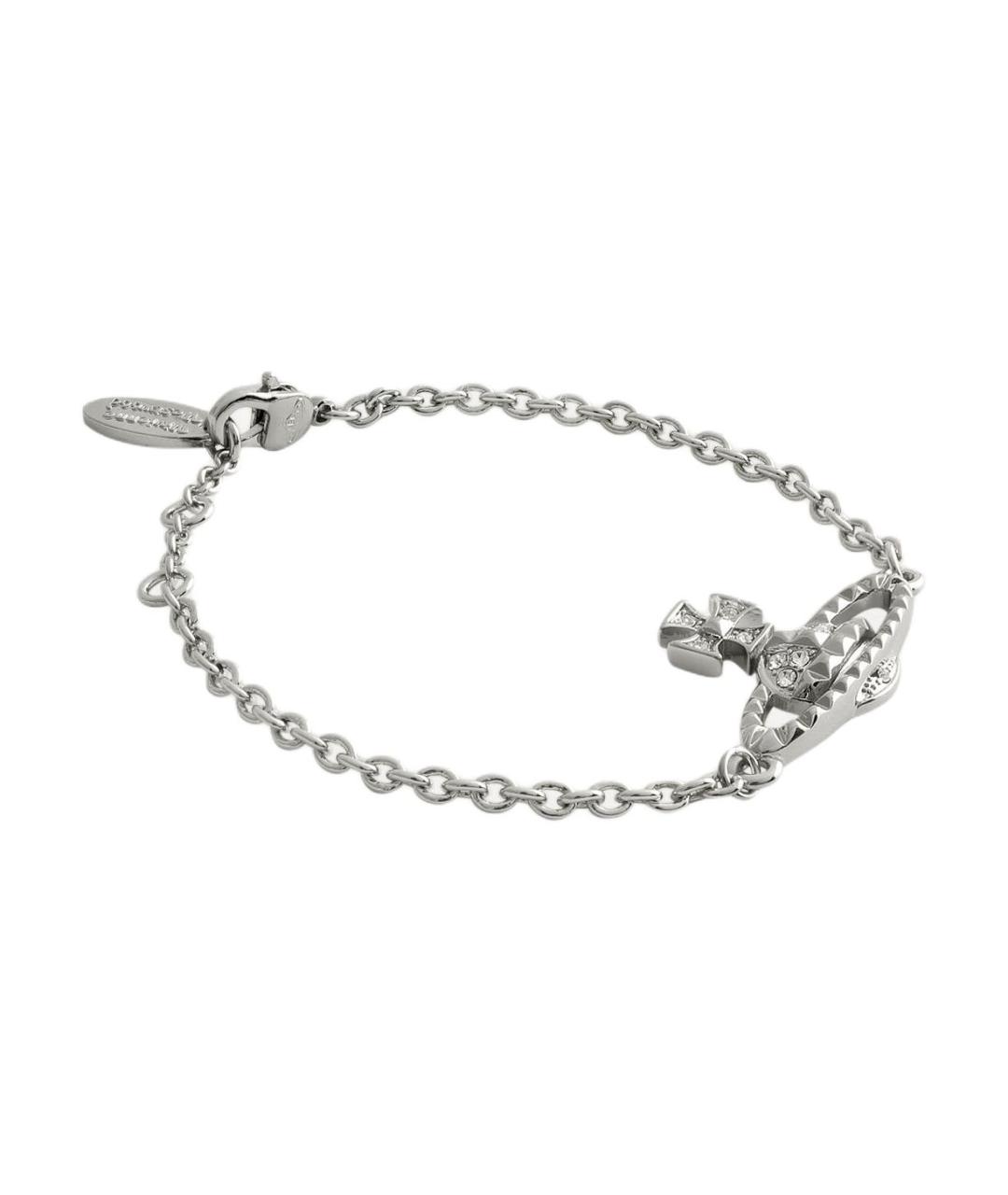 VIVIENNE WESTWOOD Серебрянный латунный браслет, фото 3