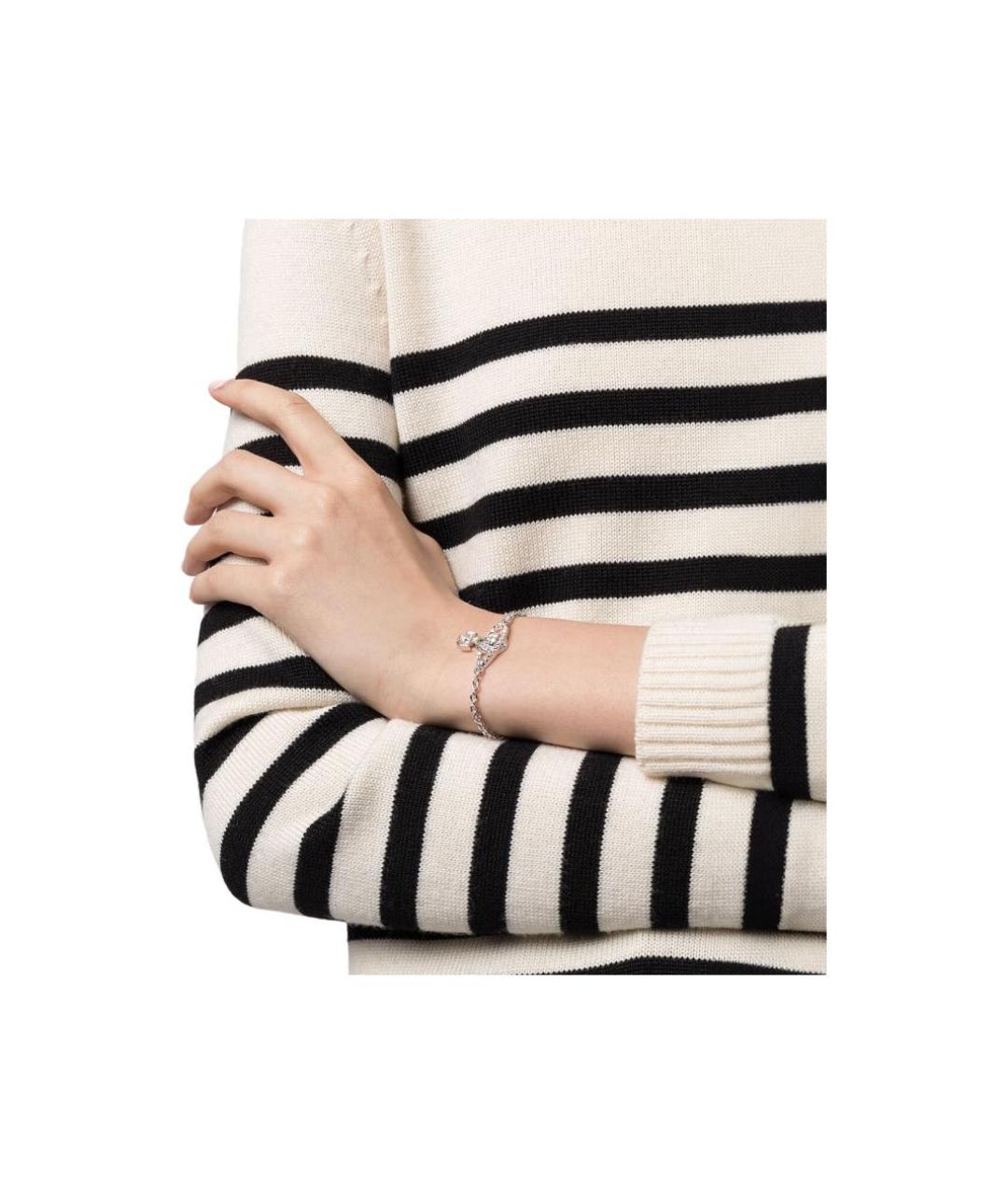 VIVIENNE WESTWOOD Серебрянный латунный браслет, фото 6