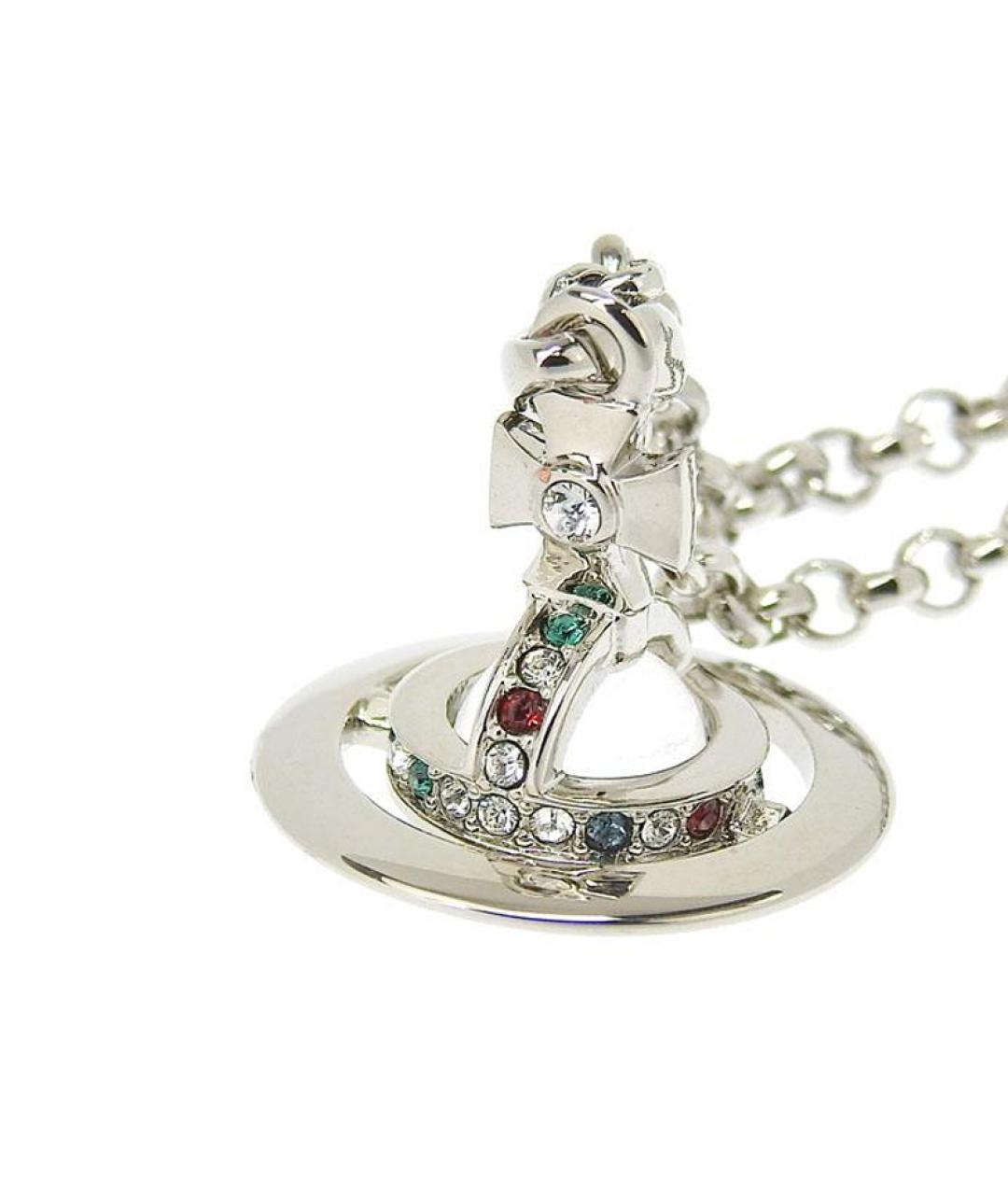 VIVIENNE WESTWOOD Серебряная латунная цепочка/подвеска, фото 2