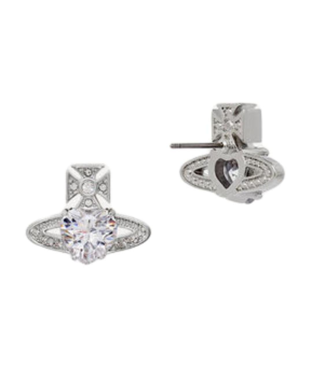 VIVIENNE WESTWOOD Серебряные латунные серьги, фото 3