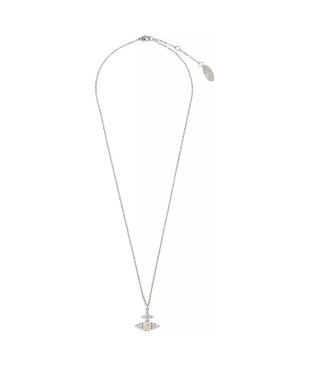 VIVIENNE WESTWOOD Серебряная латунная цепочка, фото 2