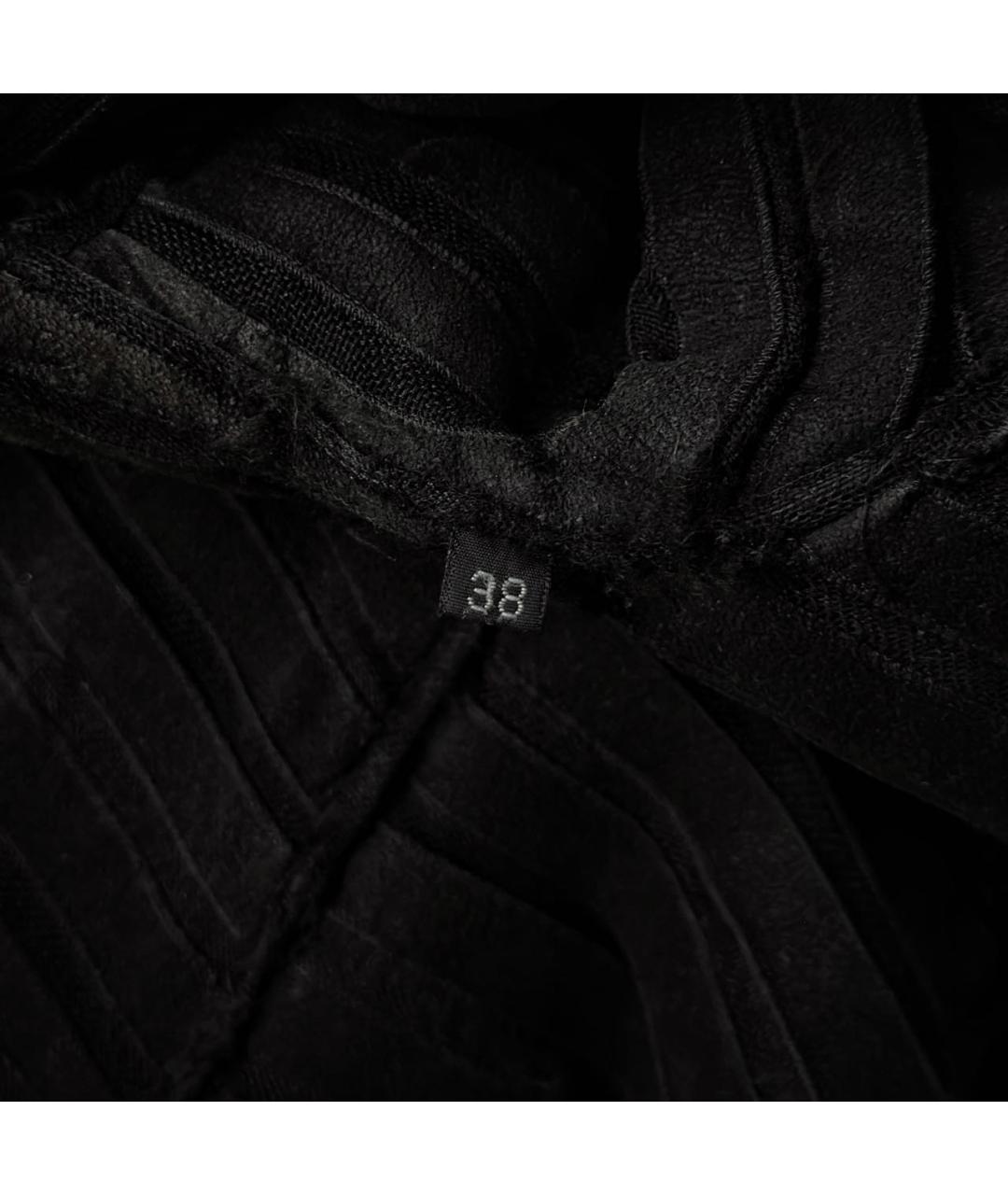 RICK OWENS Черная меховая шуба, фото 4