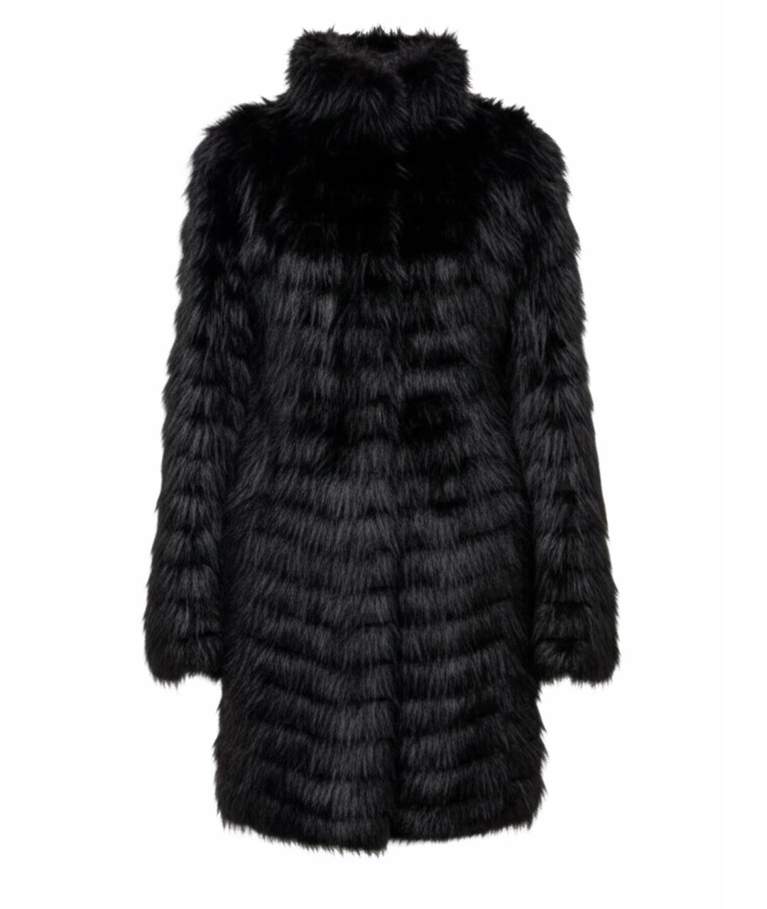 RICK OWENS Черная меховая шуба, фото 1