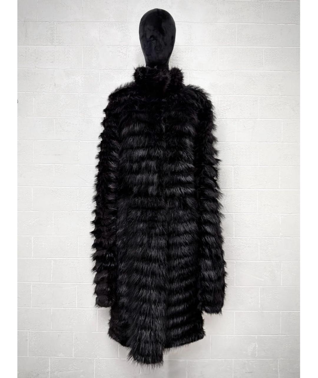 RICK OWENS Черная меховая шуба, фото 7