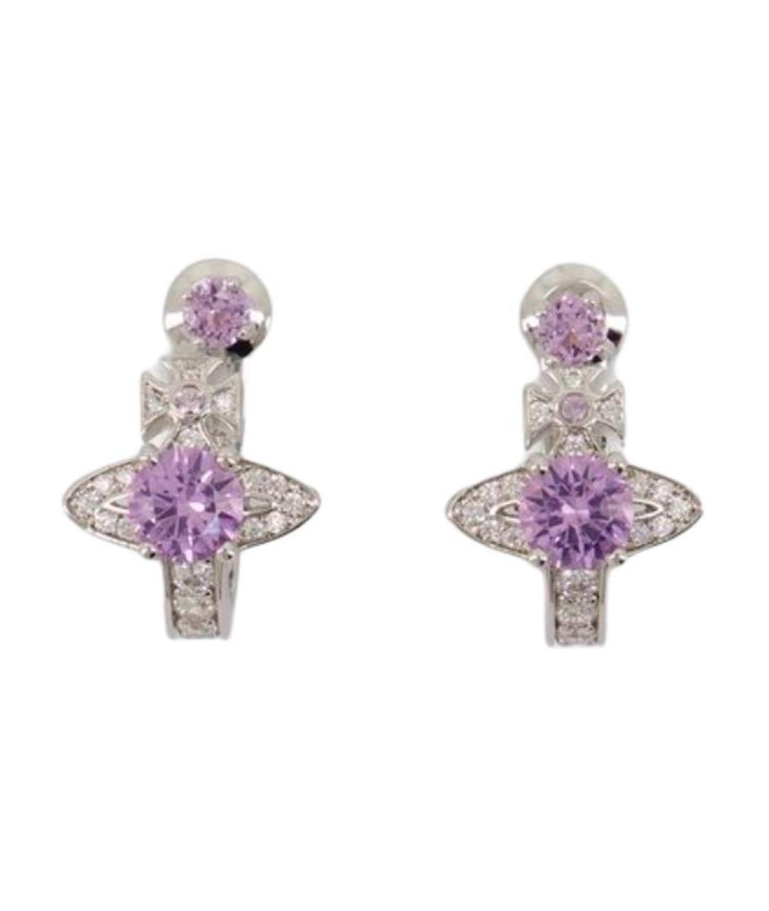 VIVIENNE WESTWOOD Серебряные латунные серьги, фото 1